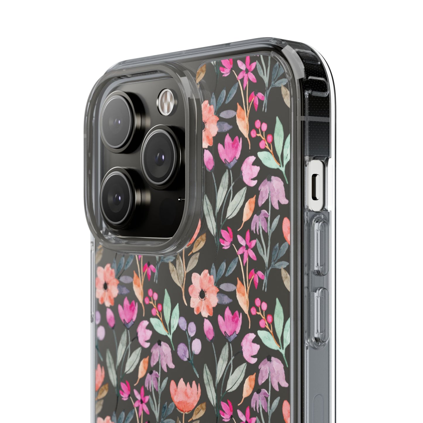 Floral - Clear Phone Case