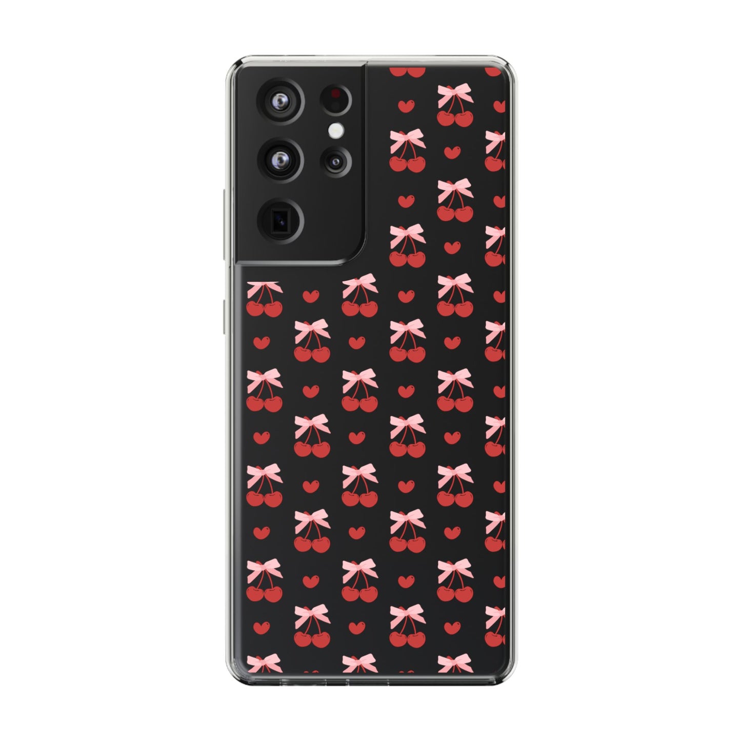 Cute Cherry - Clear Phone Case