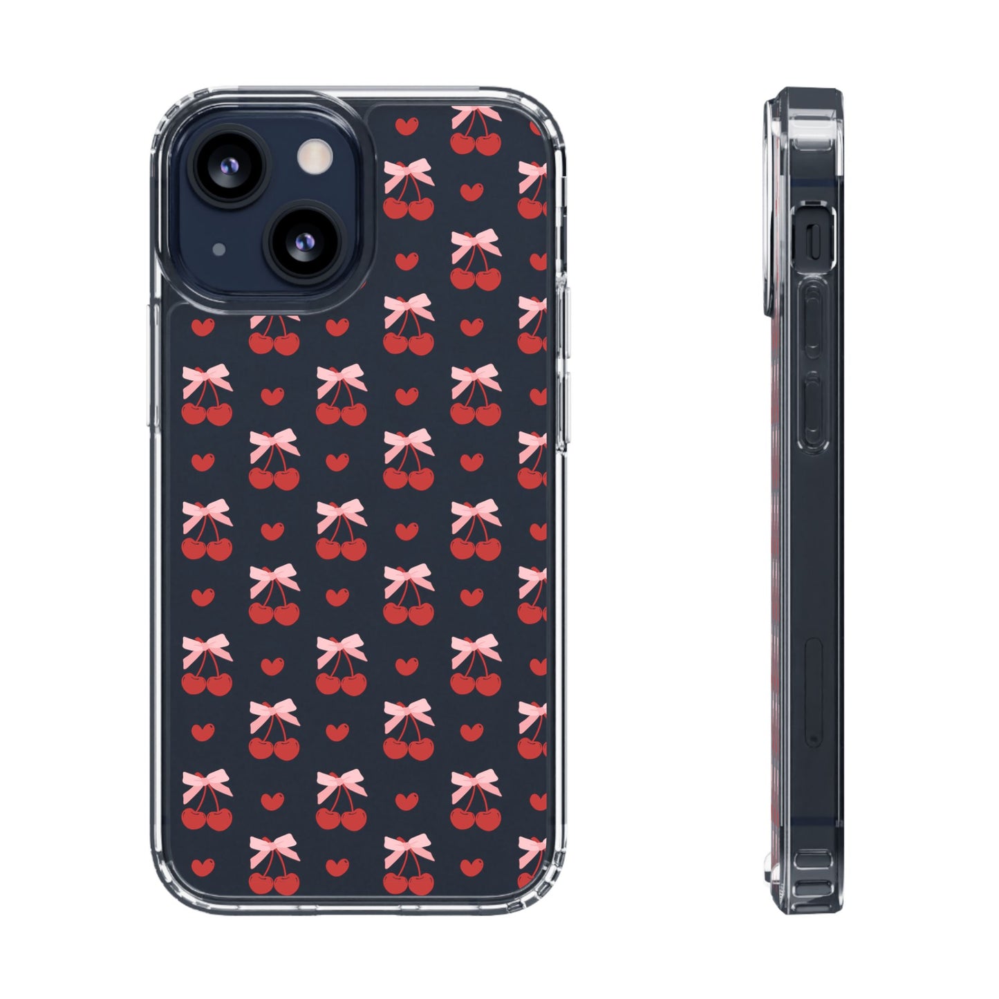 Cute Cherry - Clear Phone Case