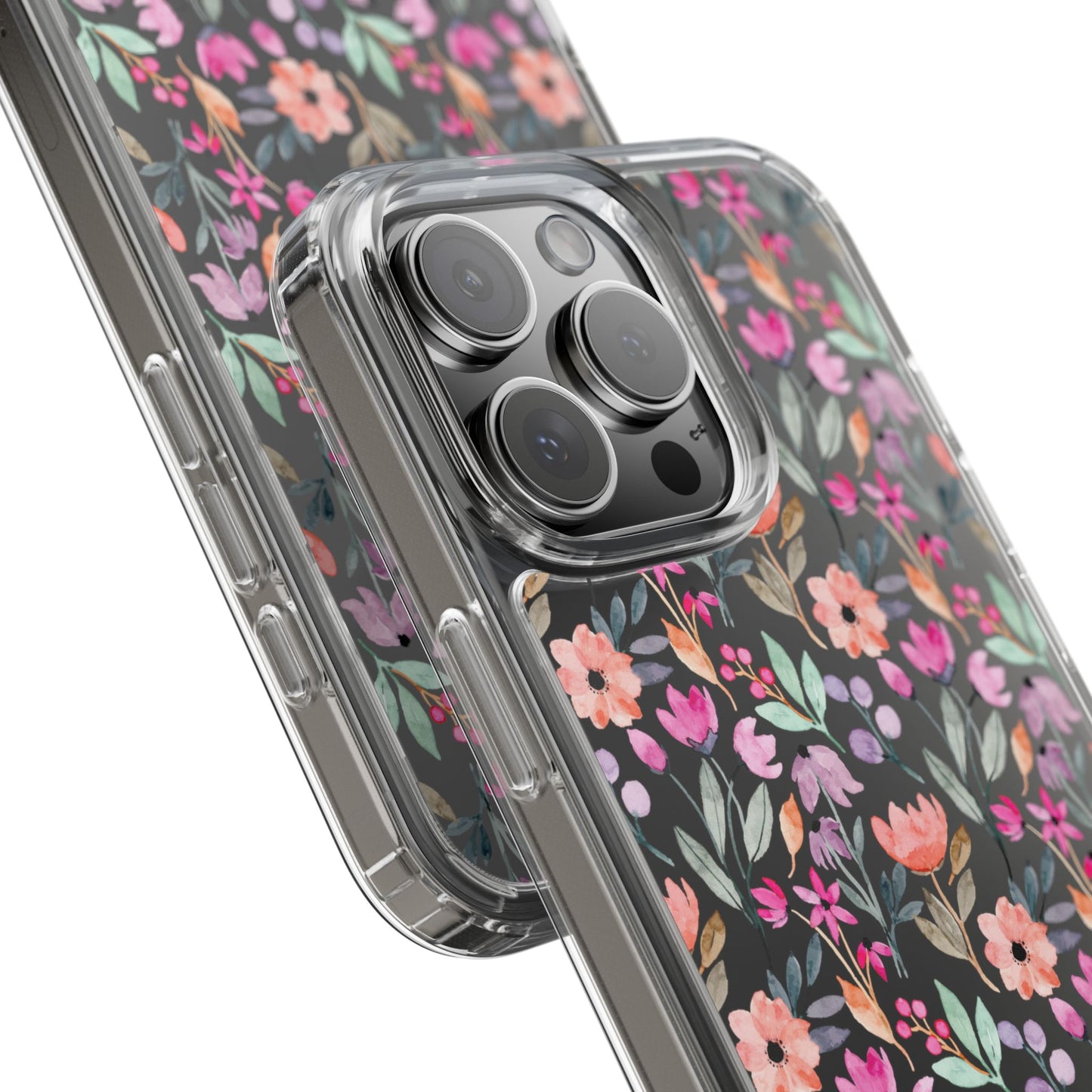 Floral - Clear Phone Case
