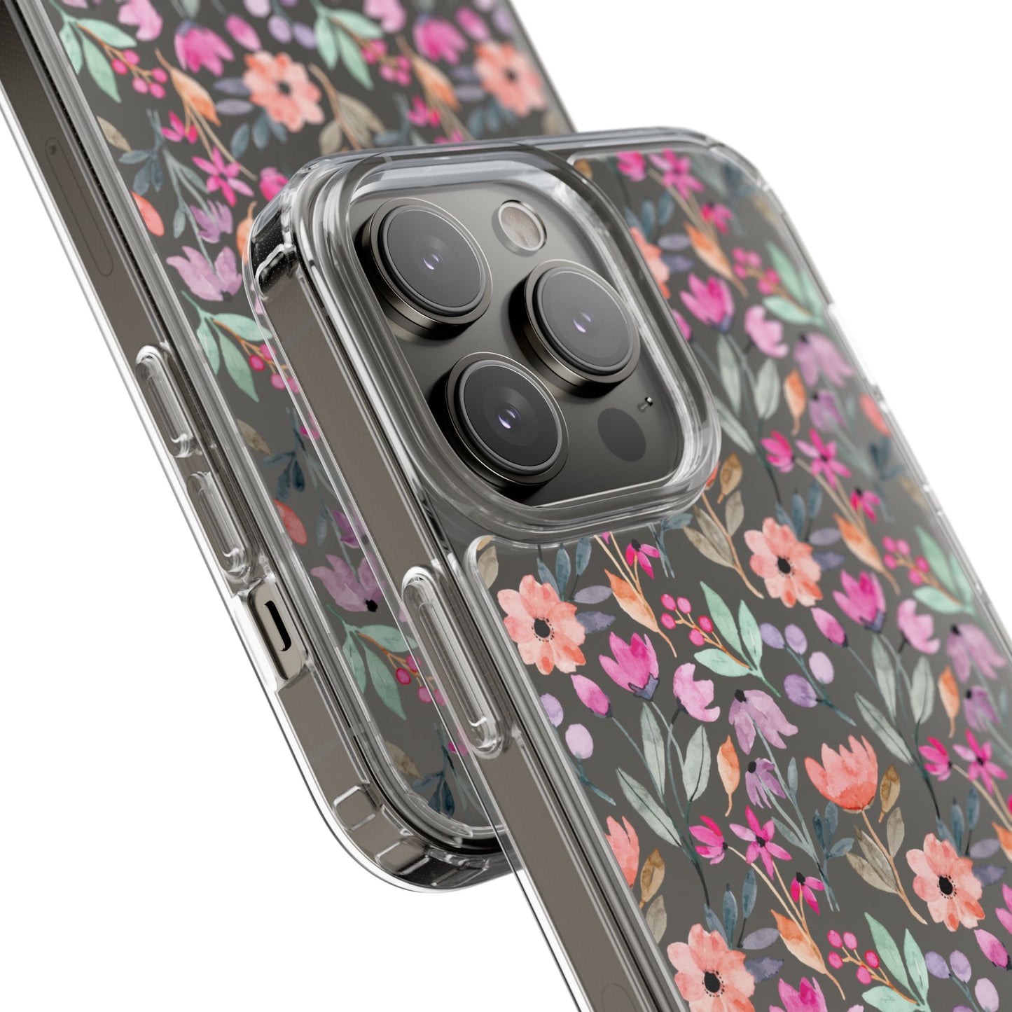 Floral - Clear Phone Case