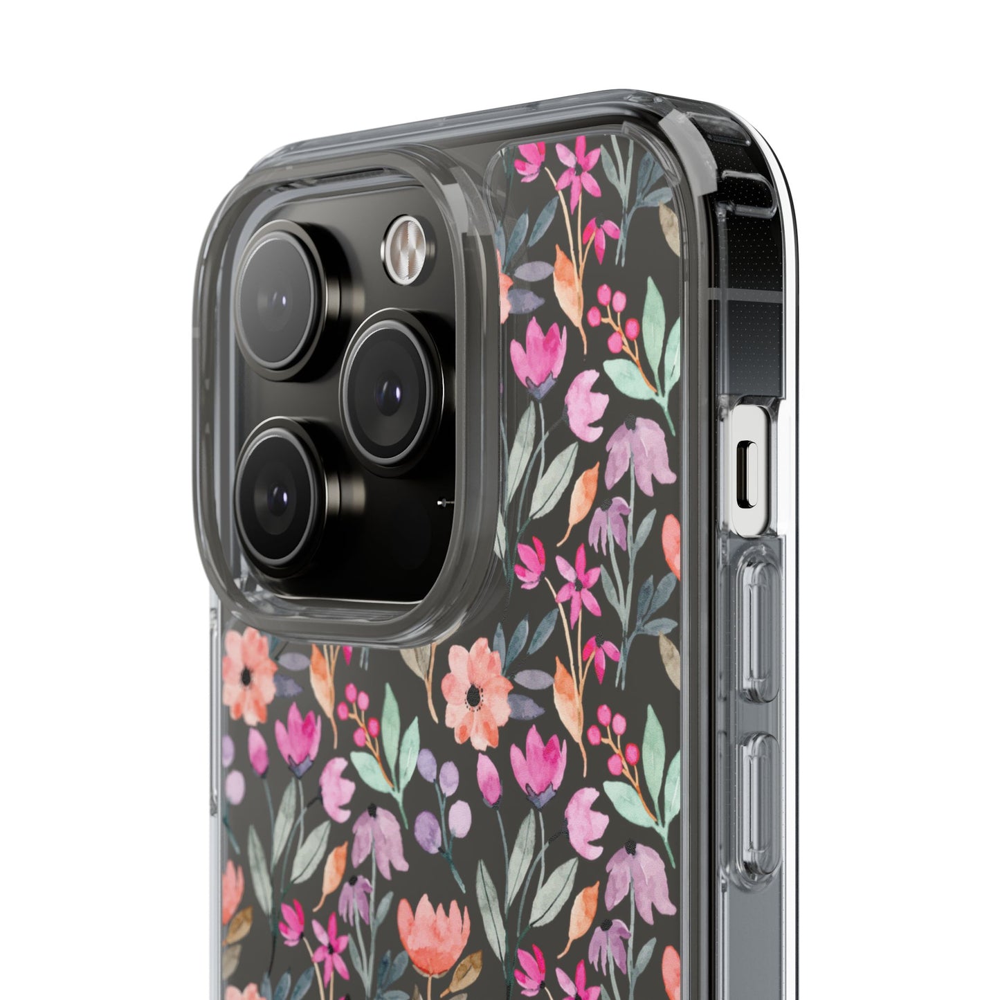 Floral - Clear Phone Case
