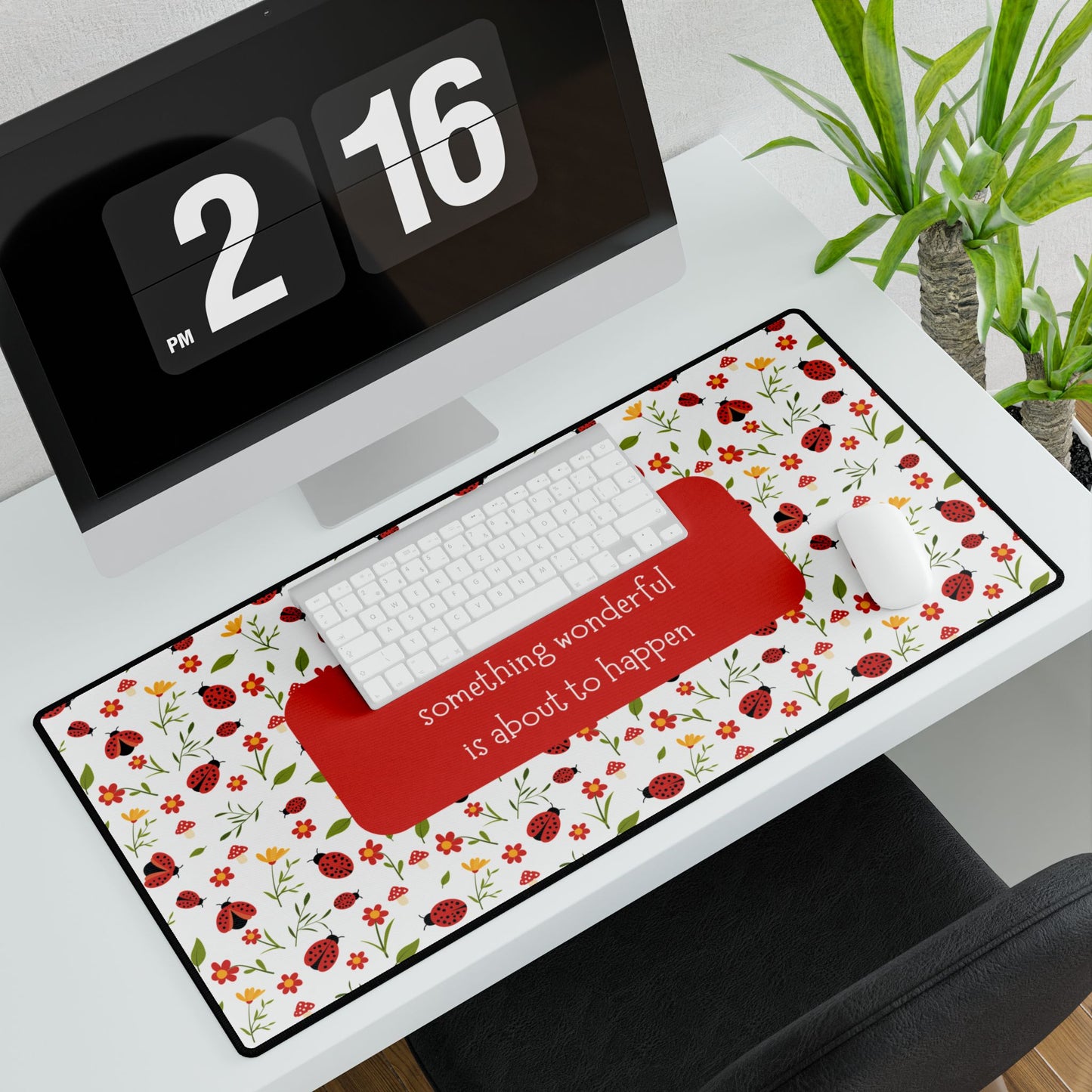 Desk Mat - Ladybugs