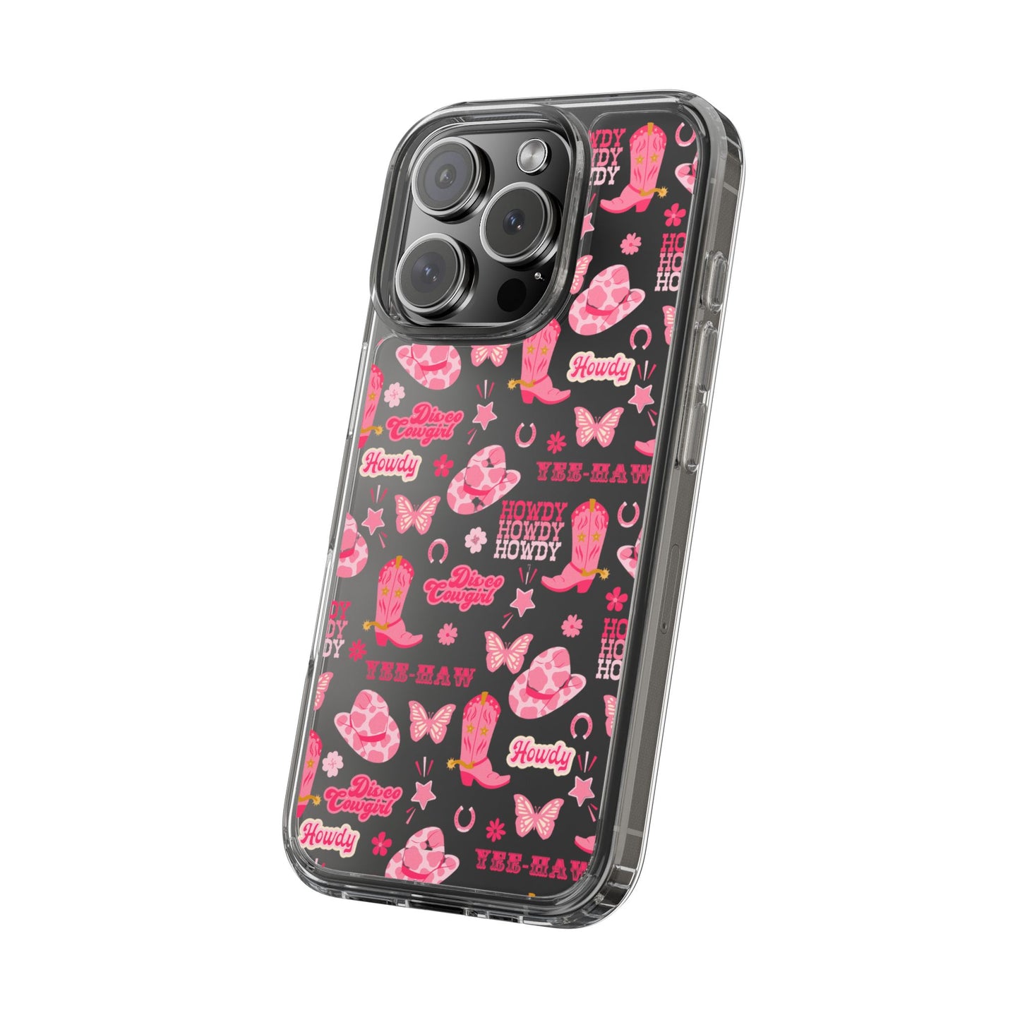Cute Cowgirl - Clear Phone Case