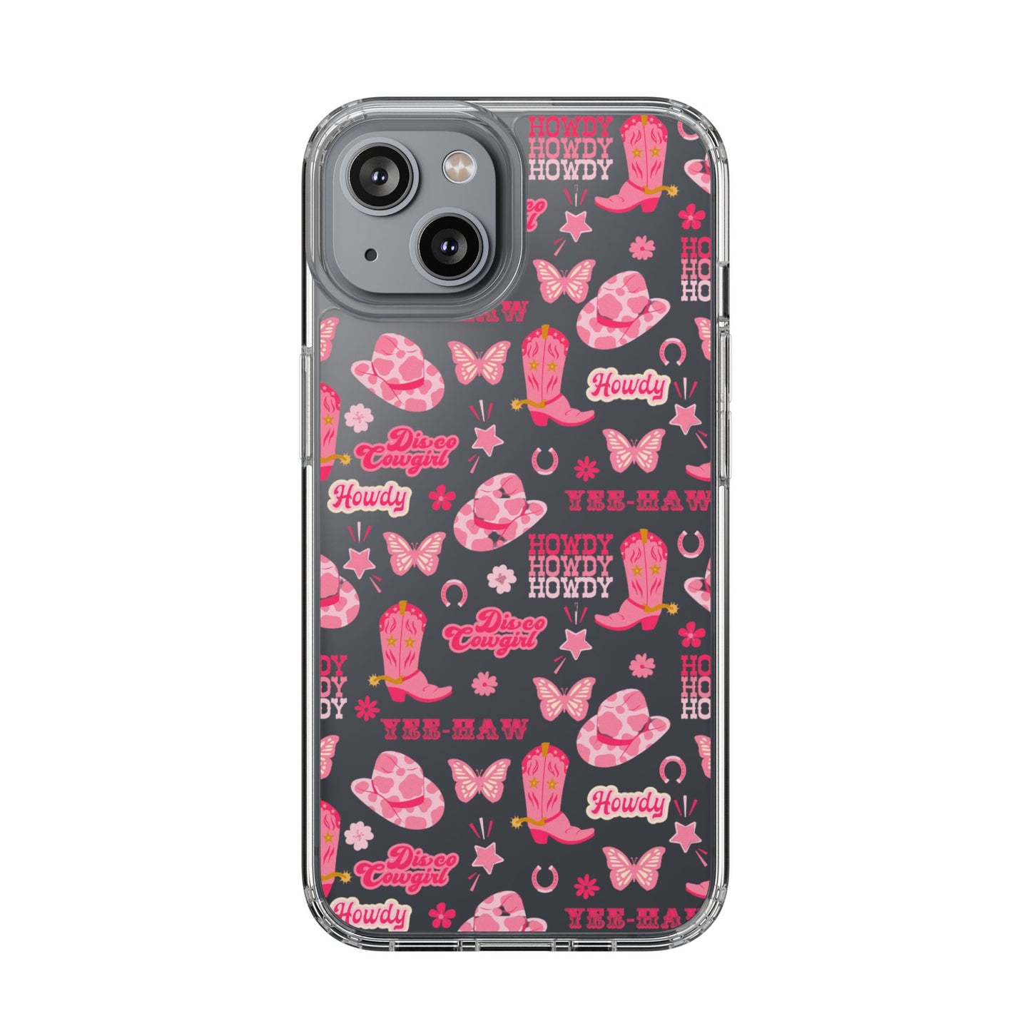 Cute Cowgirl - Clear Phone Case