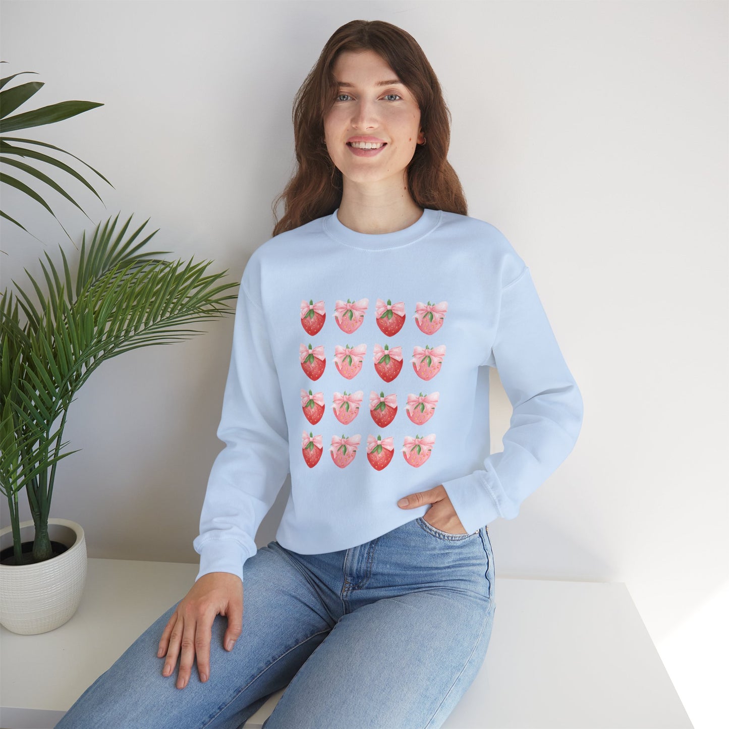 Cozy Strawberry Sweatshirt