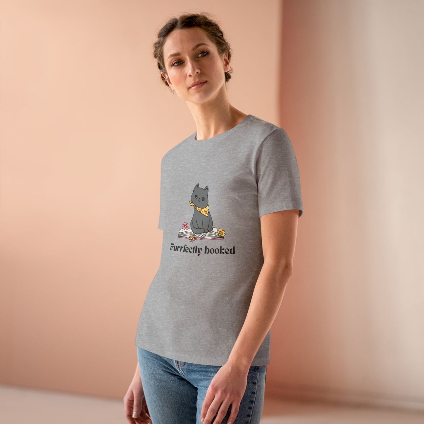 Purrfectly Booked Cotton Tee