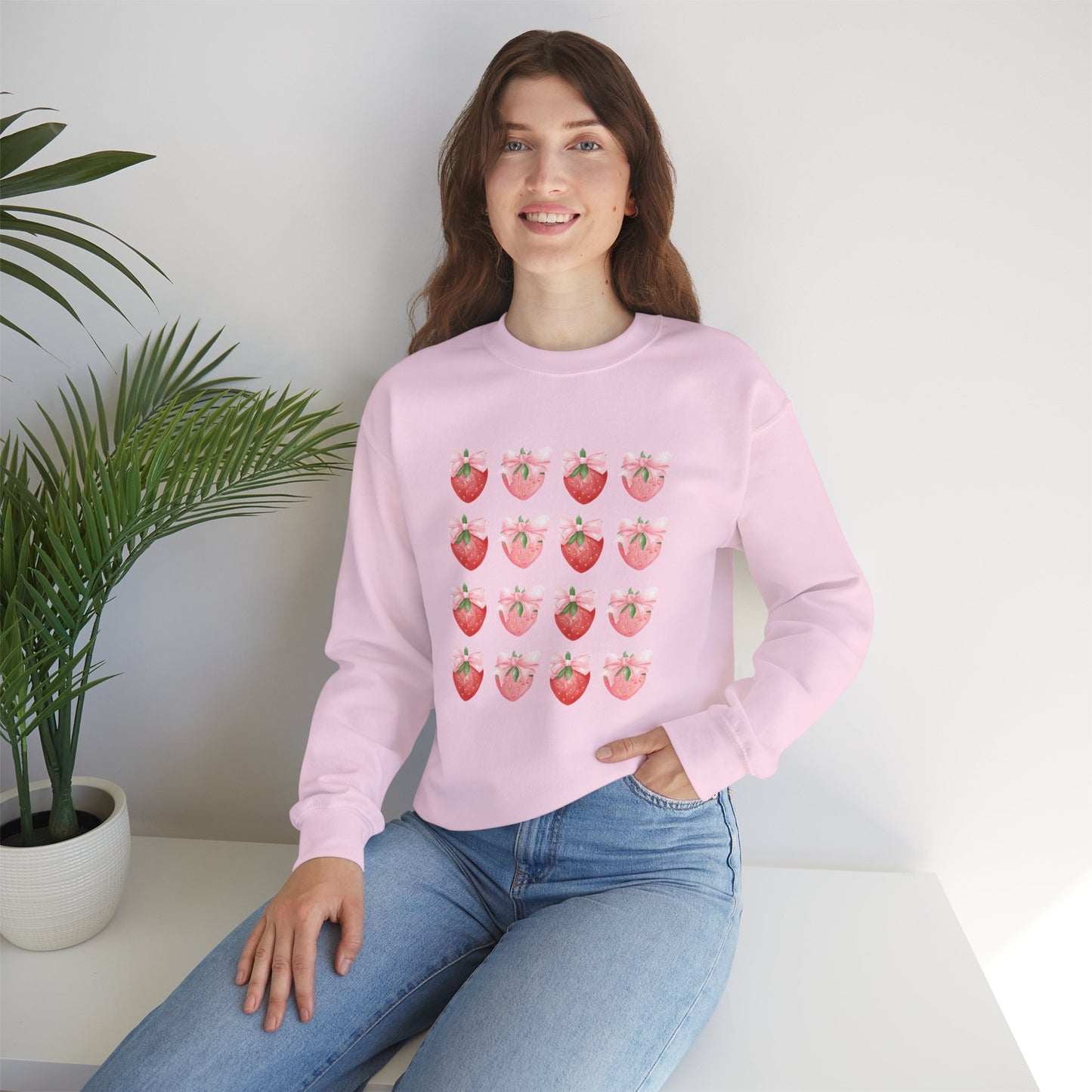 Cozy Strawberry Sweatshirt