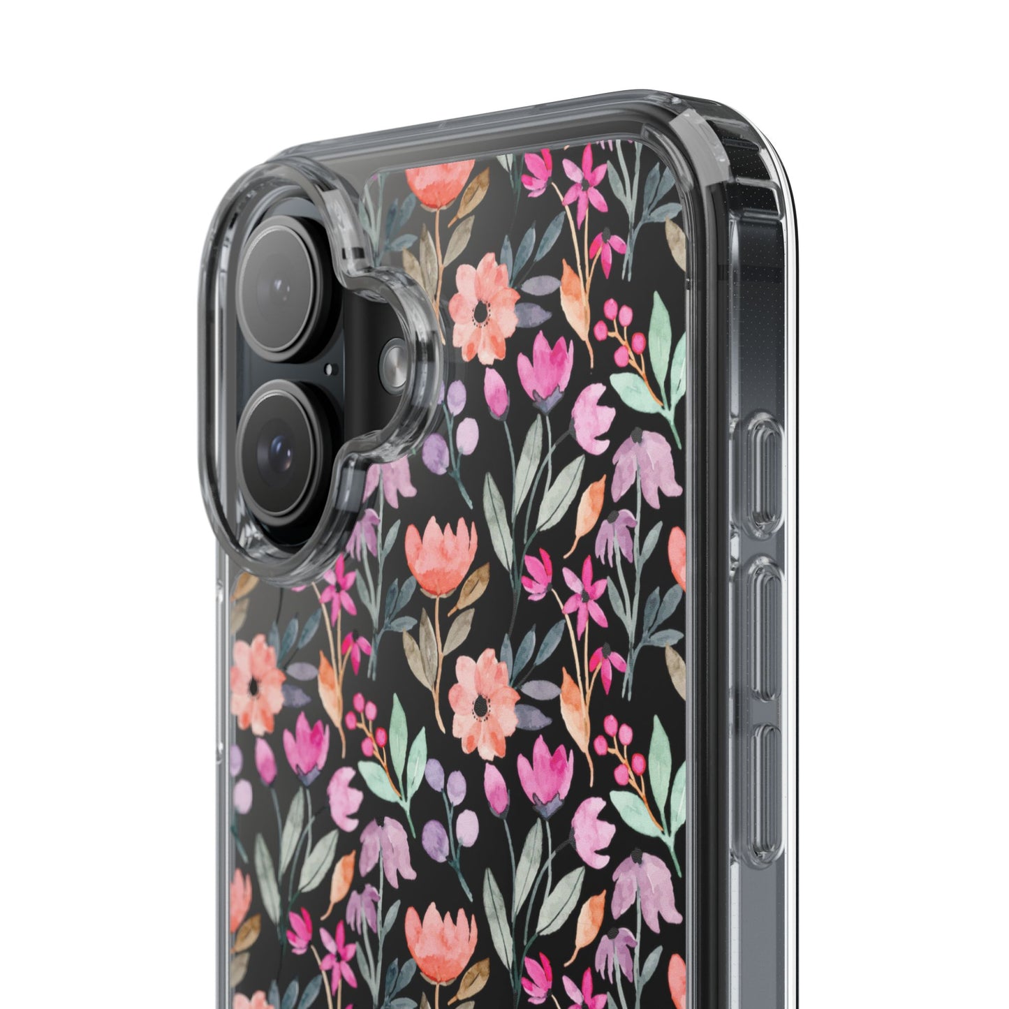 Floral - Clear Phone Case