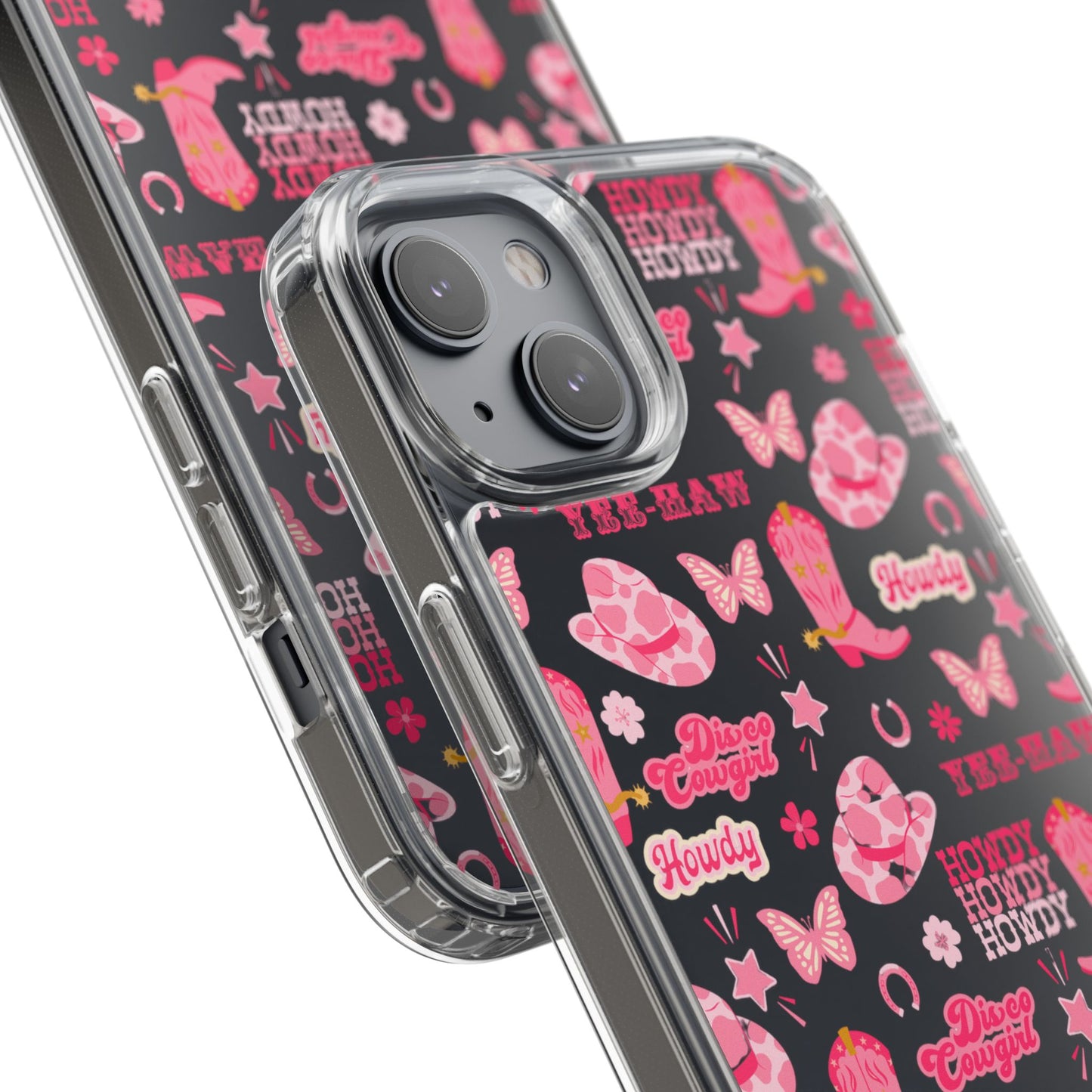 Cute Cowgirl - Clear Phone Case