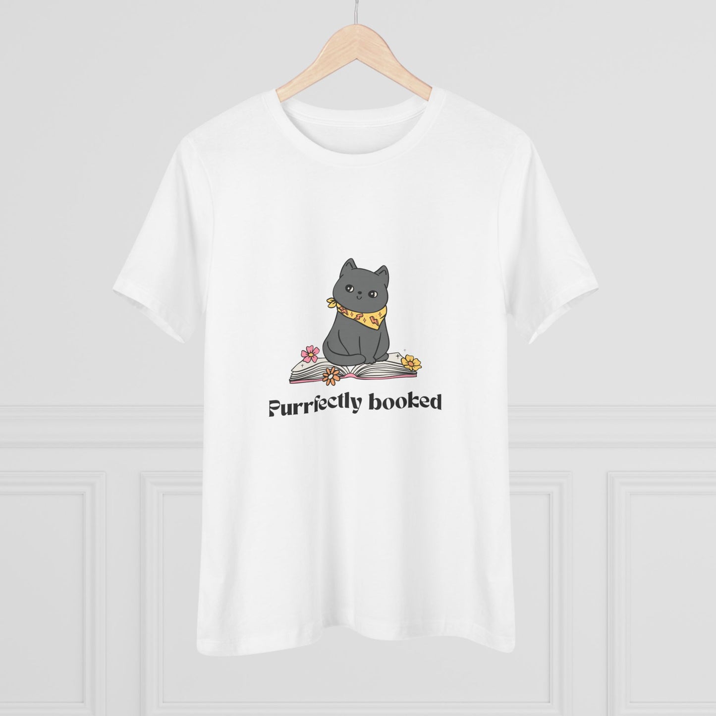 Purrfectly Booked Cotton Tee