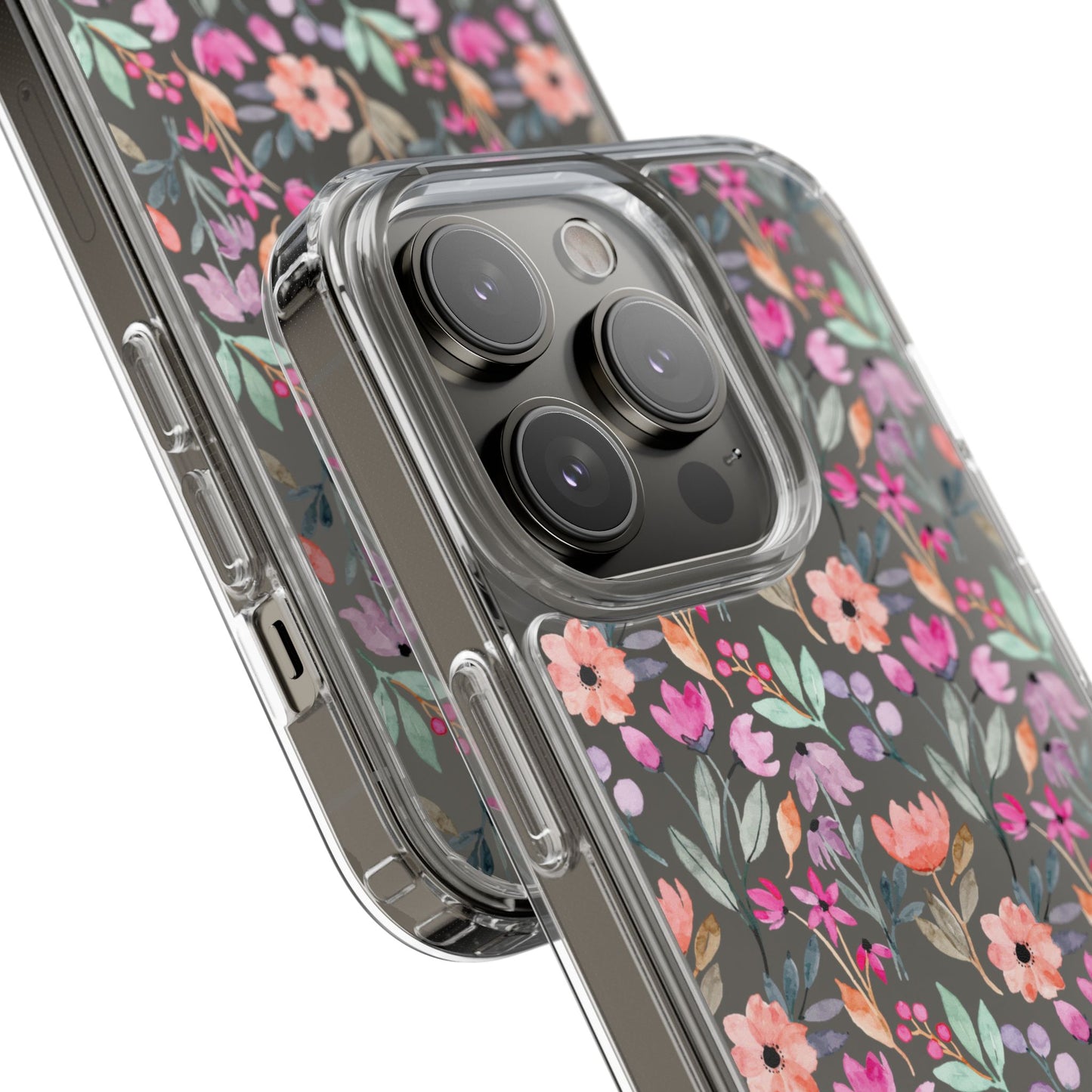 Floral - Clear Phone Case