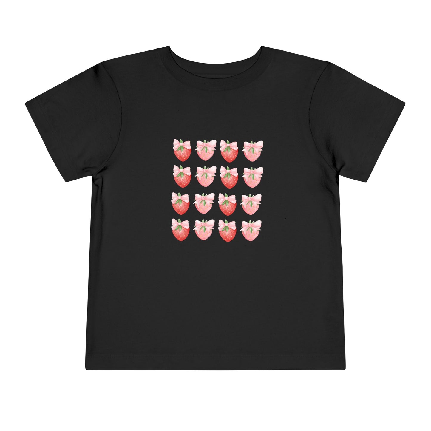 Cute Strawberry Toddler Short Sleeve Tee