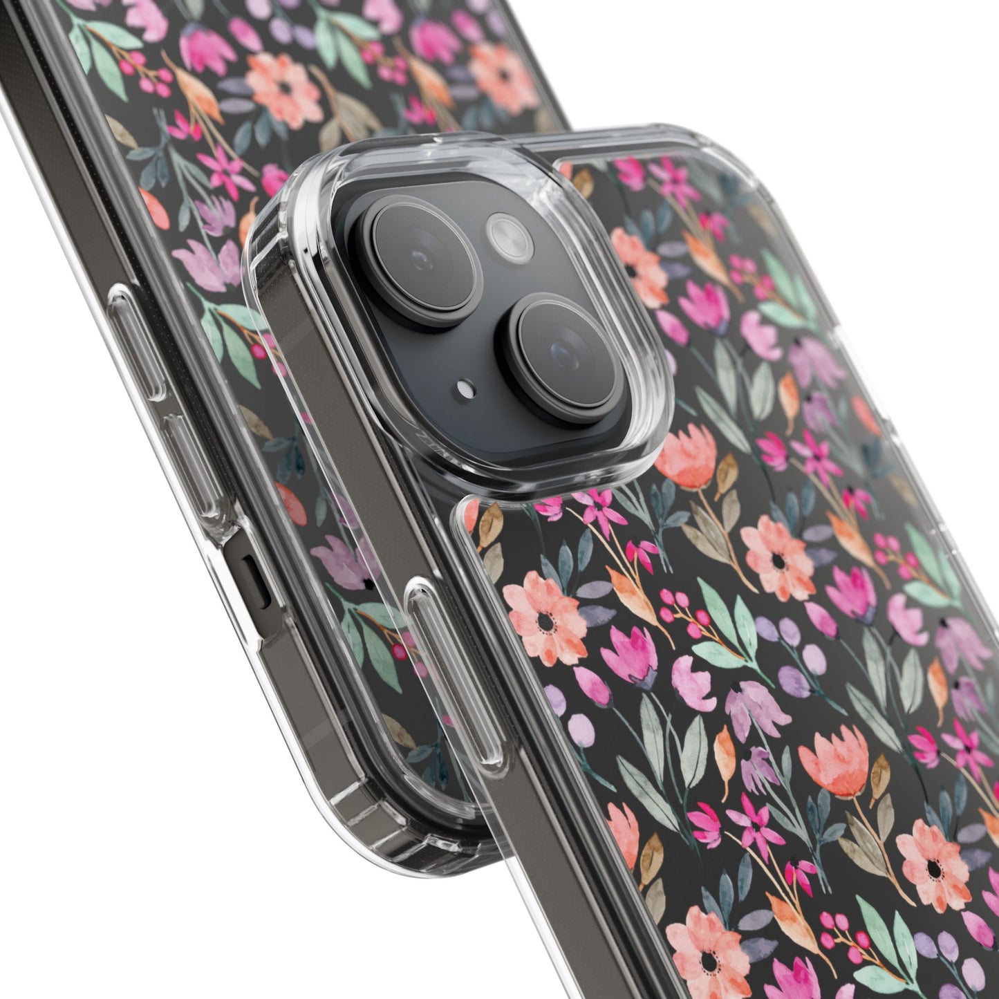 Floral - Clear Phone Case
