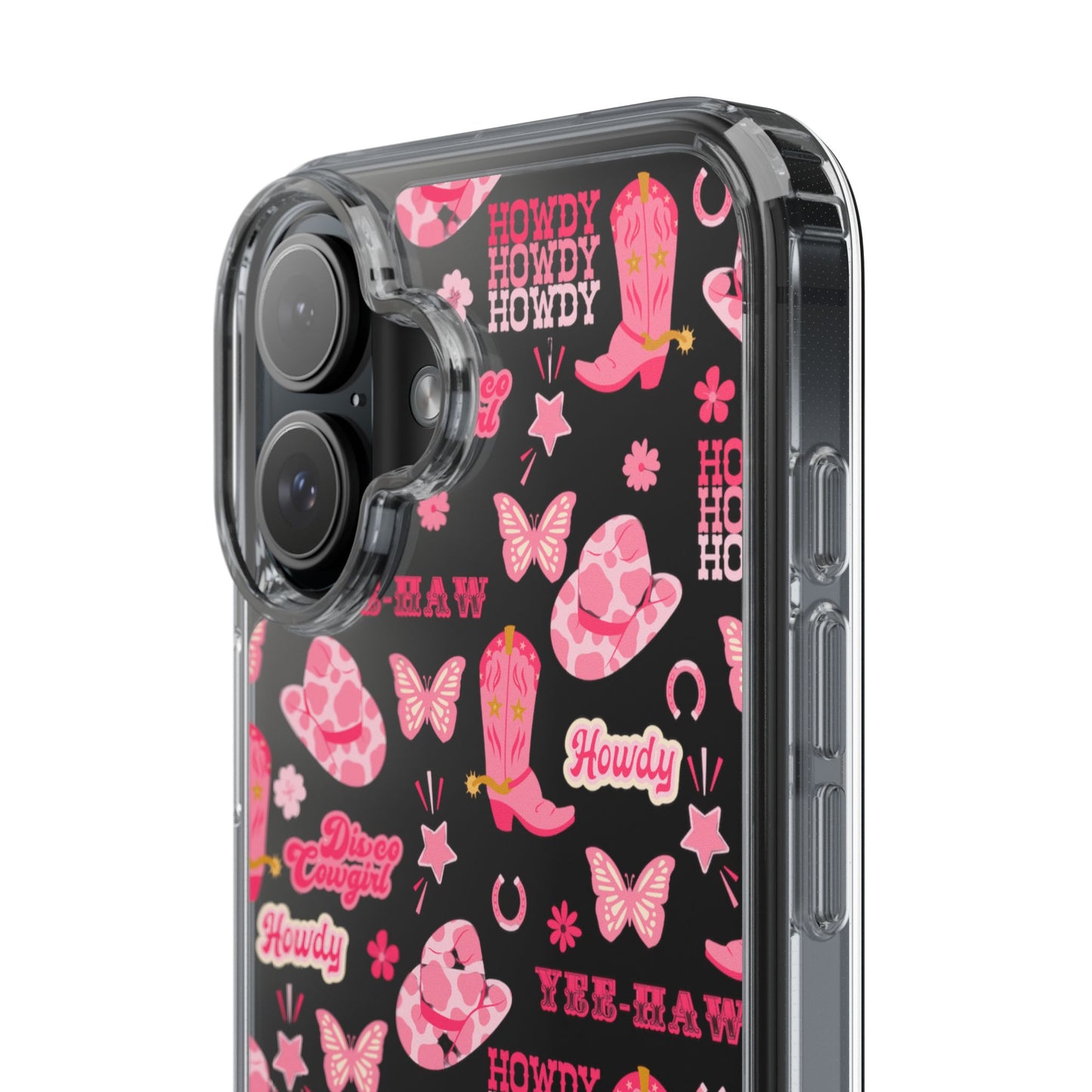 Cute Cowgirl - Clear Phone Case