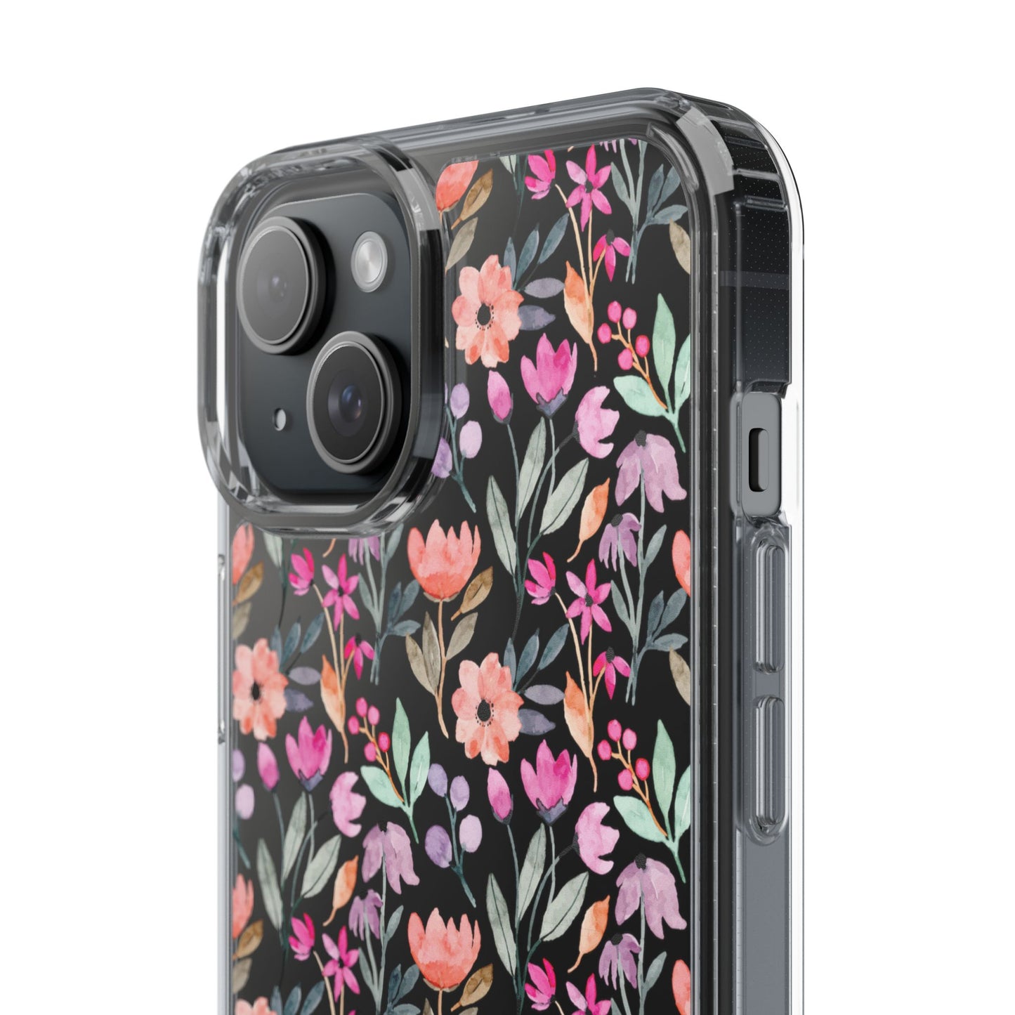 Floral - Clear Phone Case