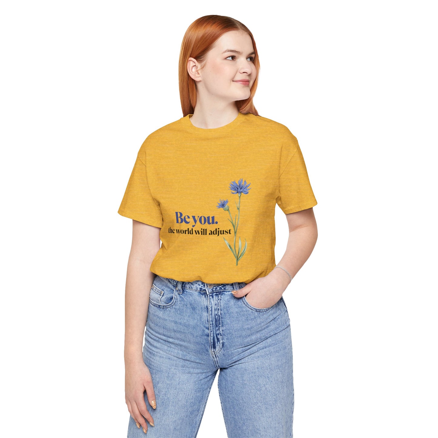 Flower Tee - 'Be You' Short Sleeve Shirt