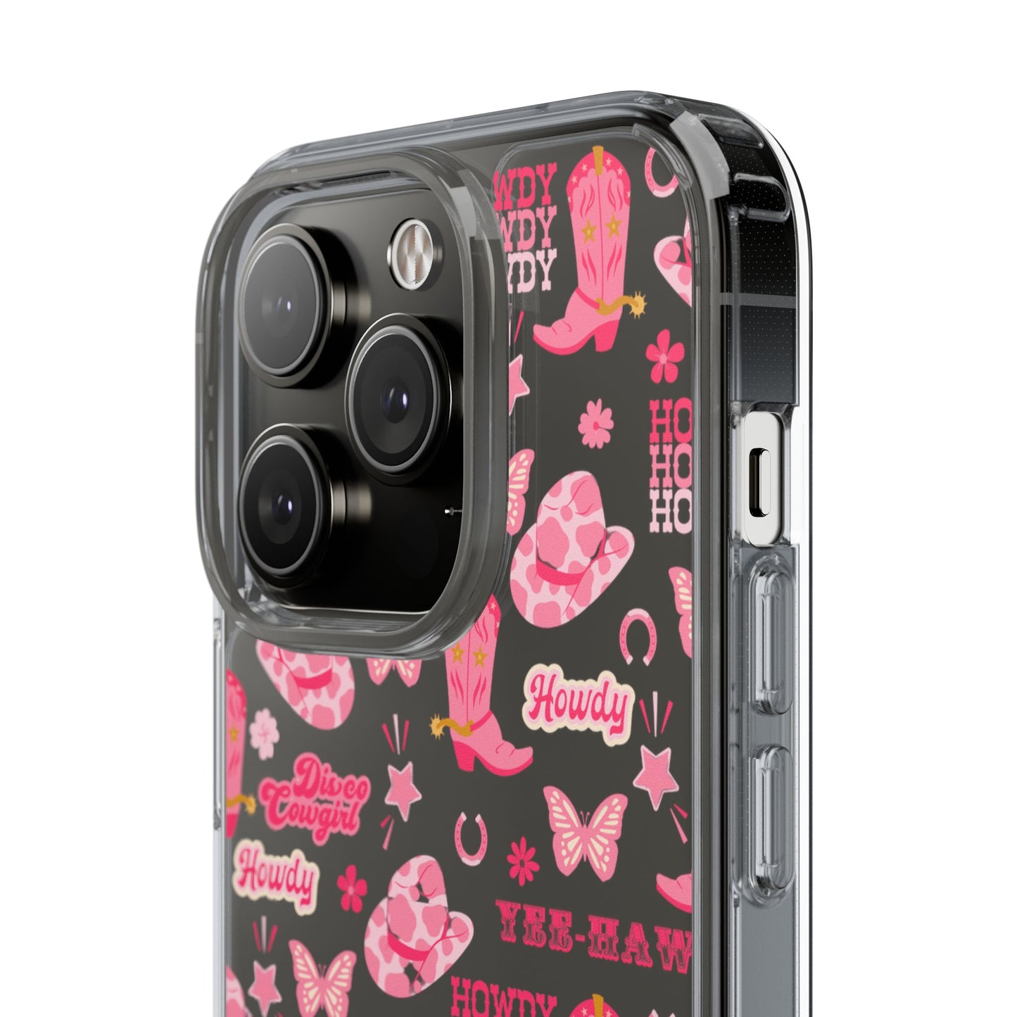 Cute Cowgirl - Clear Phone Case