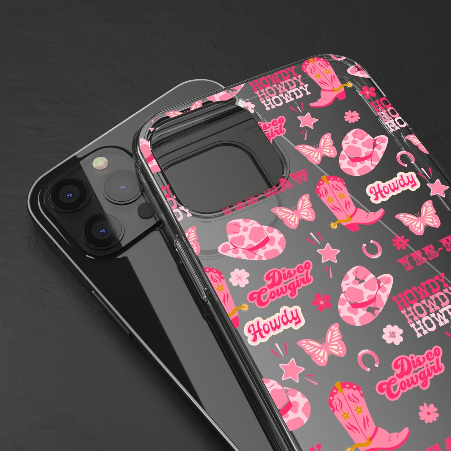 Cute Cowgirl - Clear Phone Case