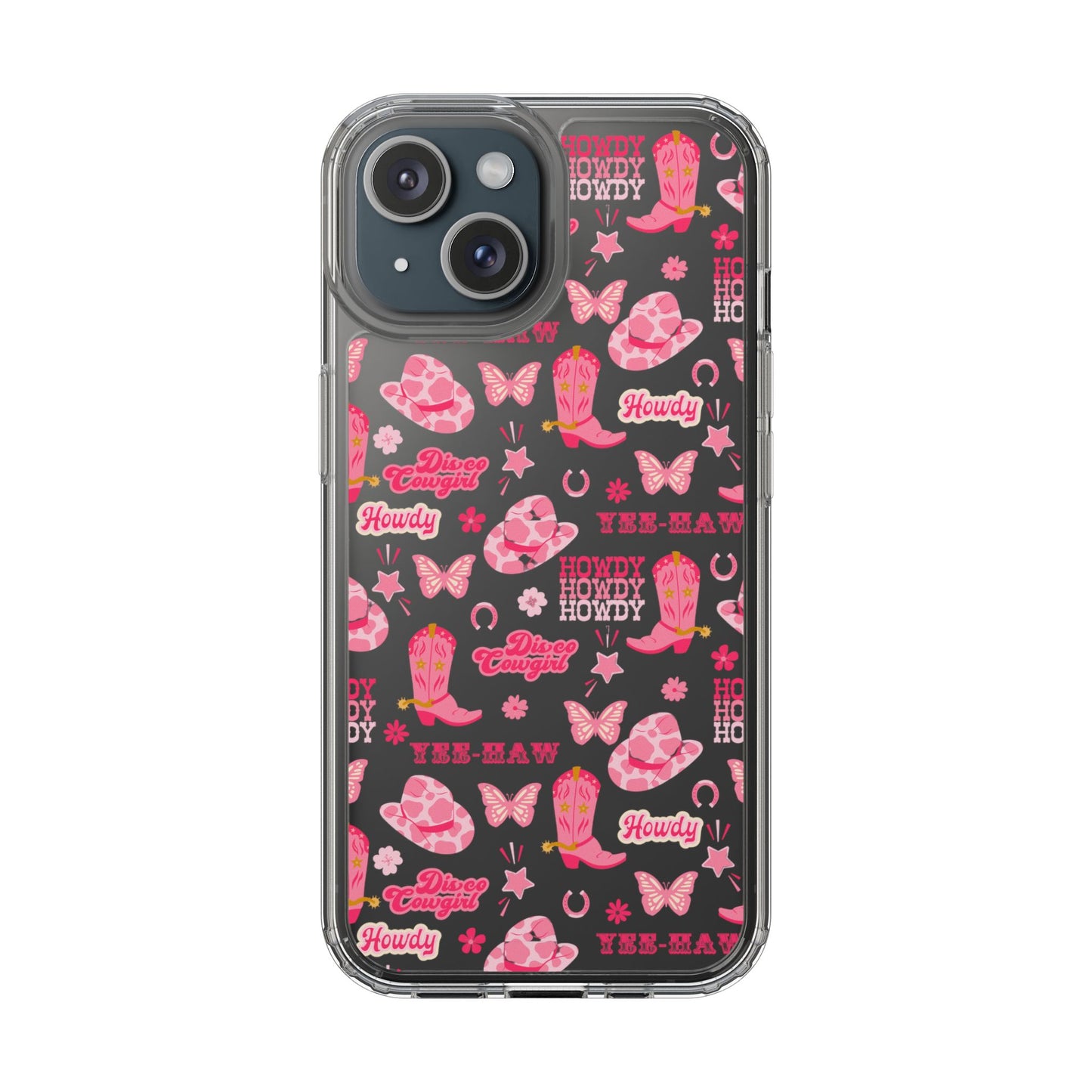Cute Cowgirl - Clear Phone Case