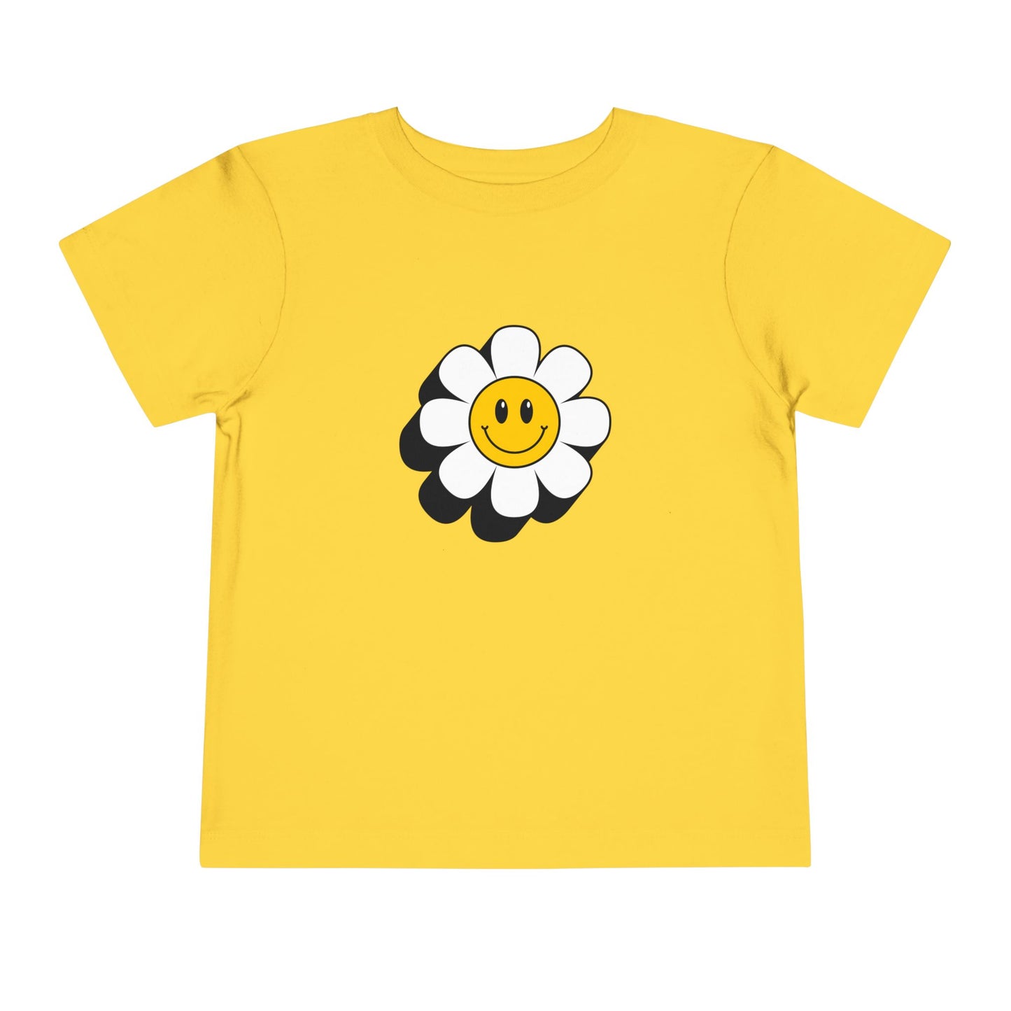 Smiley Daisy Toddler Short Sleeve Tee