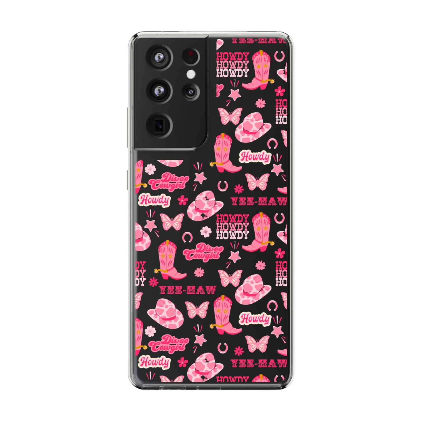 Cute Cowgirl - Clear Phone Case