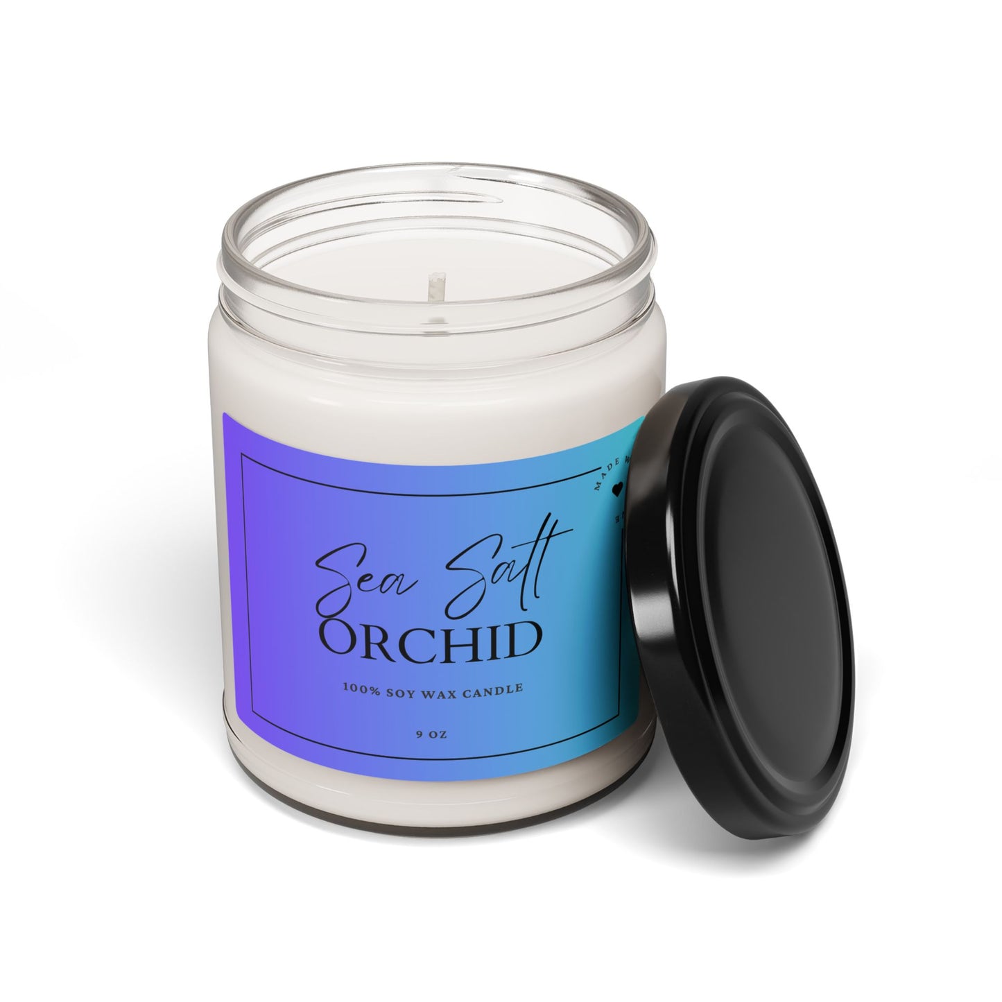 Sea Salt Orchid Scented Soy Candle - 9oz