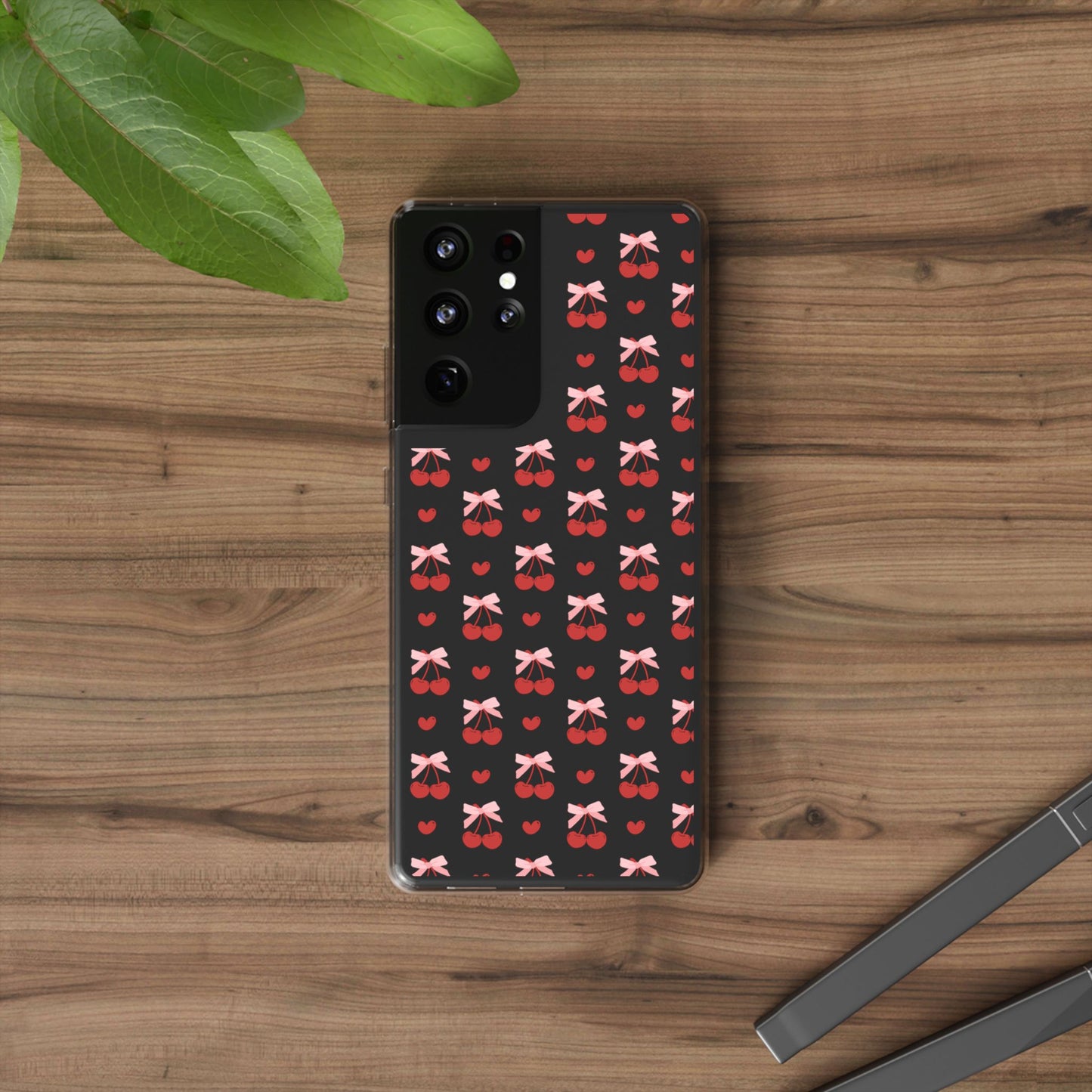 Cute Cherry - Clear Phone Case