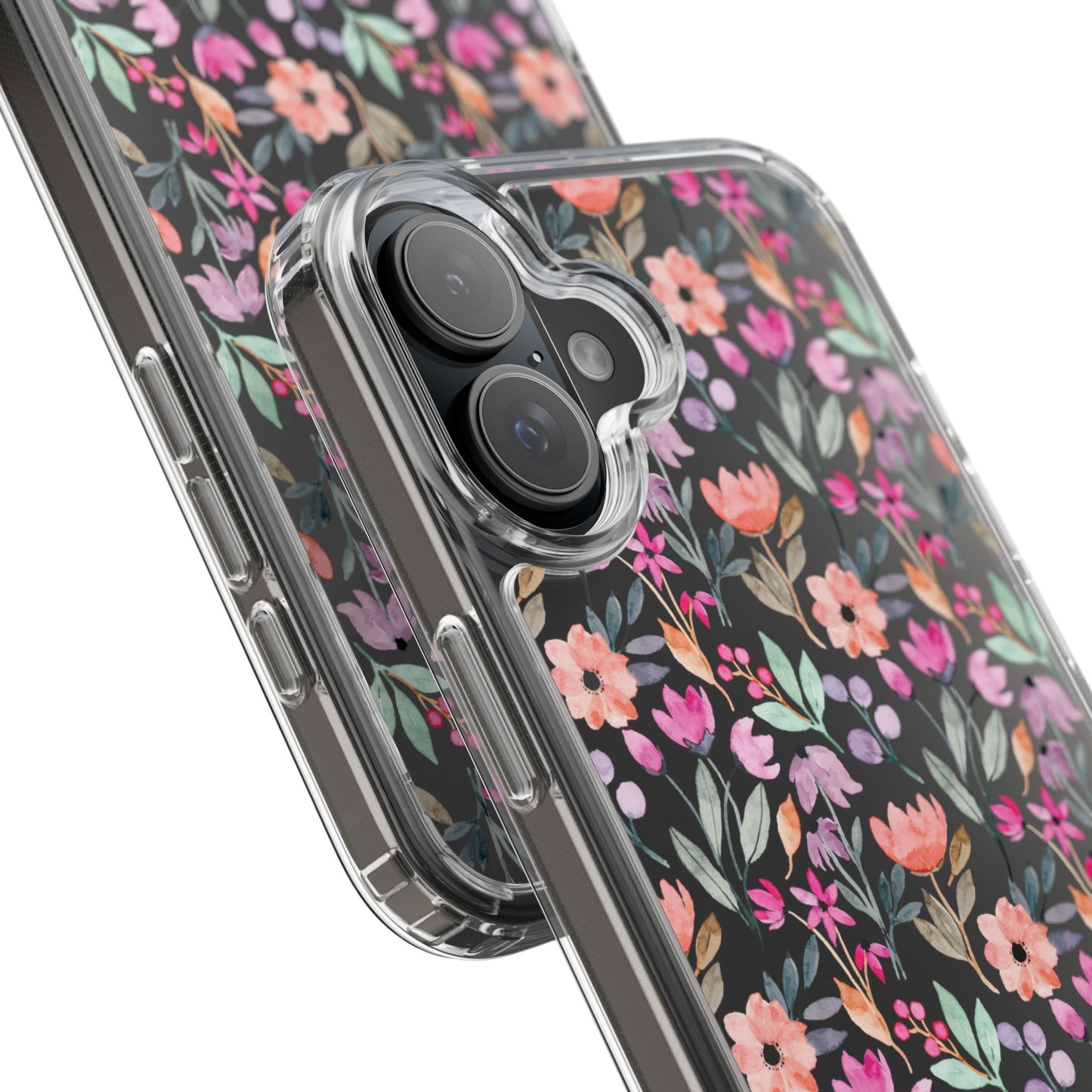 Floral - Clear Phone Case