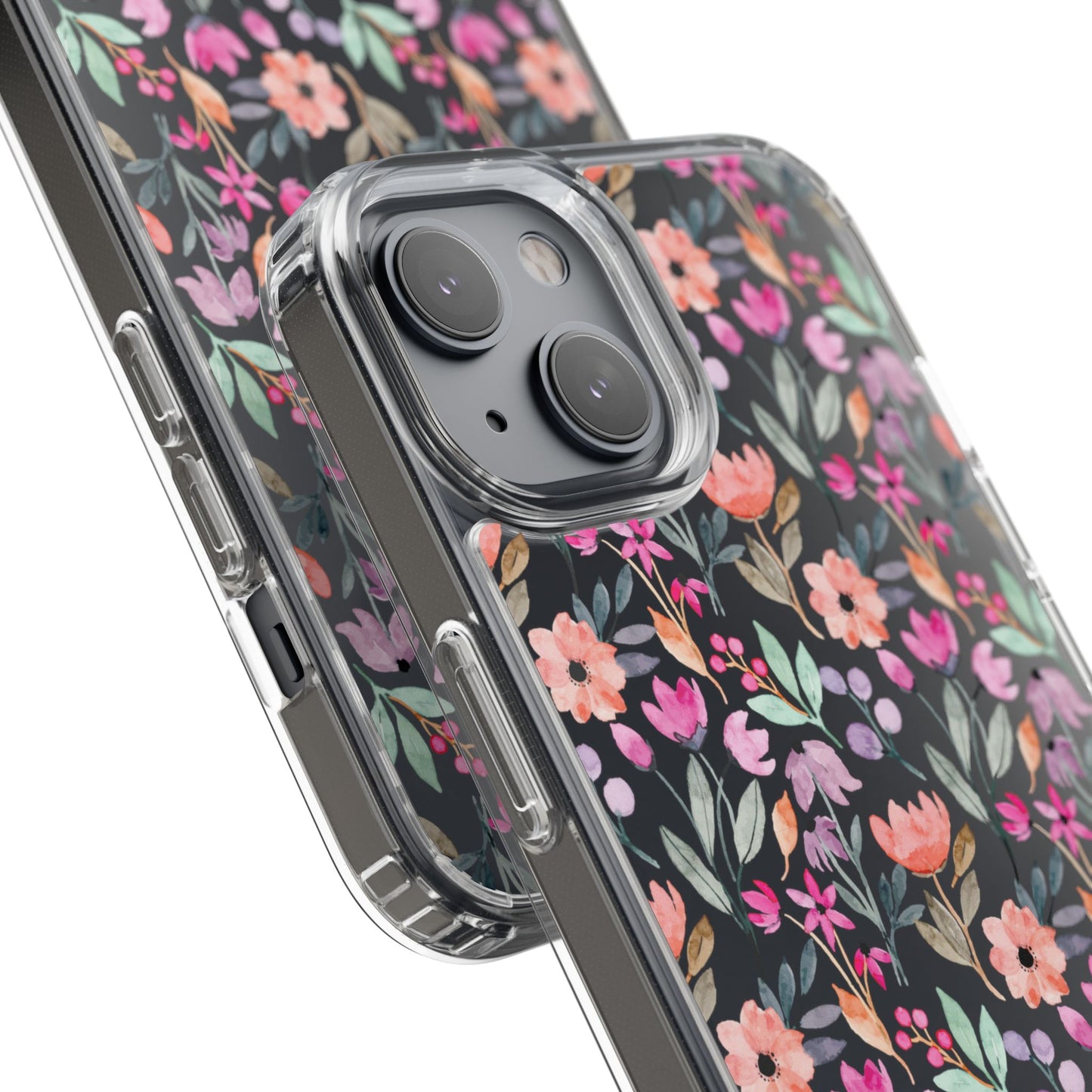 Floral - Clear Phone Case
