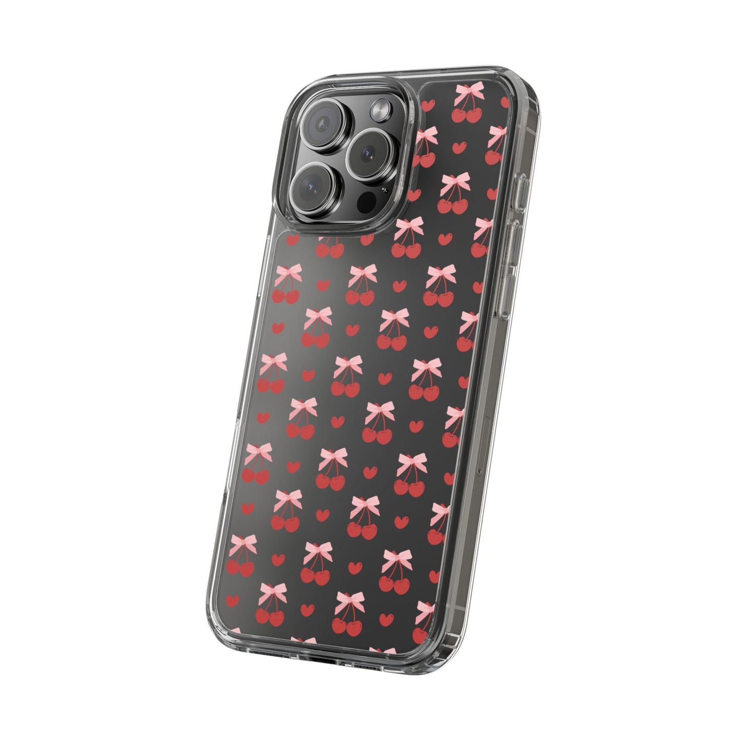 Cute Cherry - Clear Phone Case