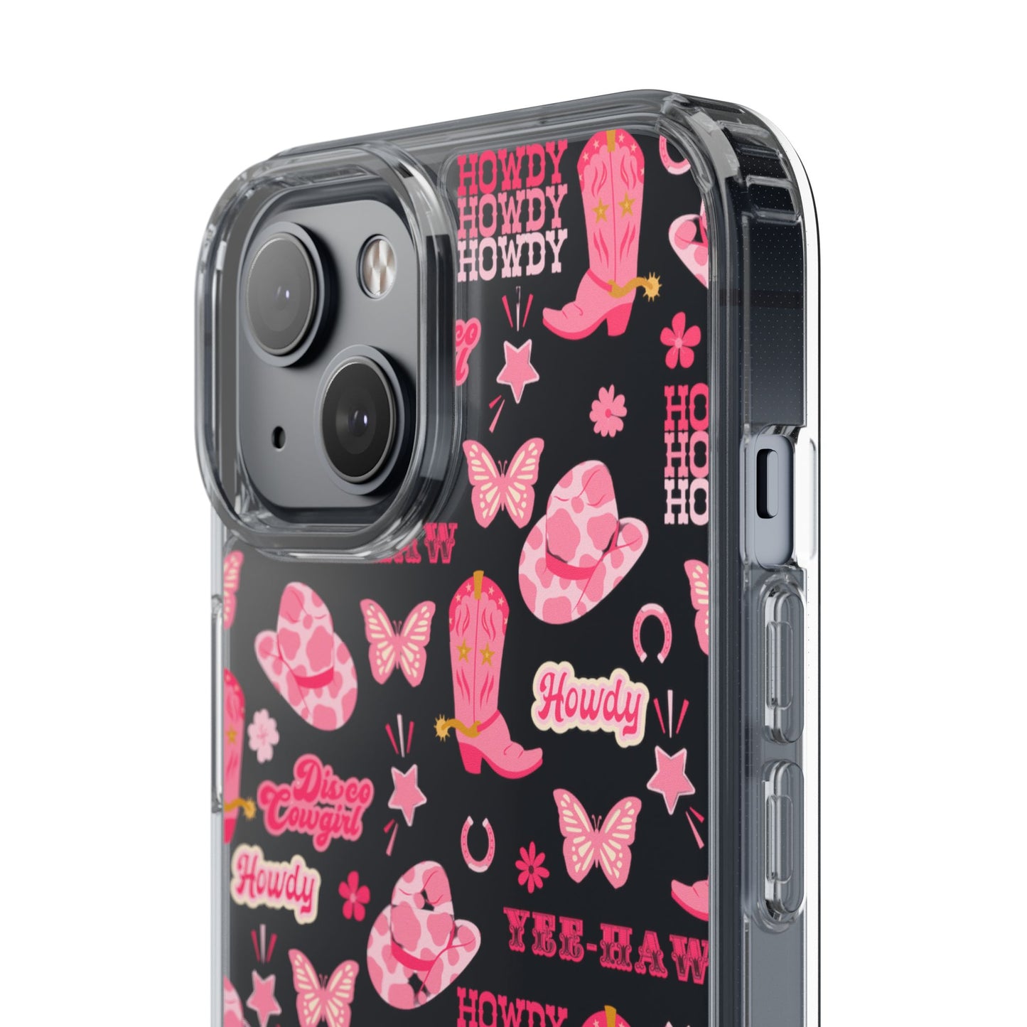 Cute Cowgirl - Clear Phone Case