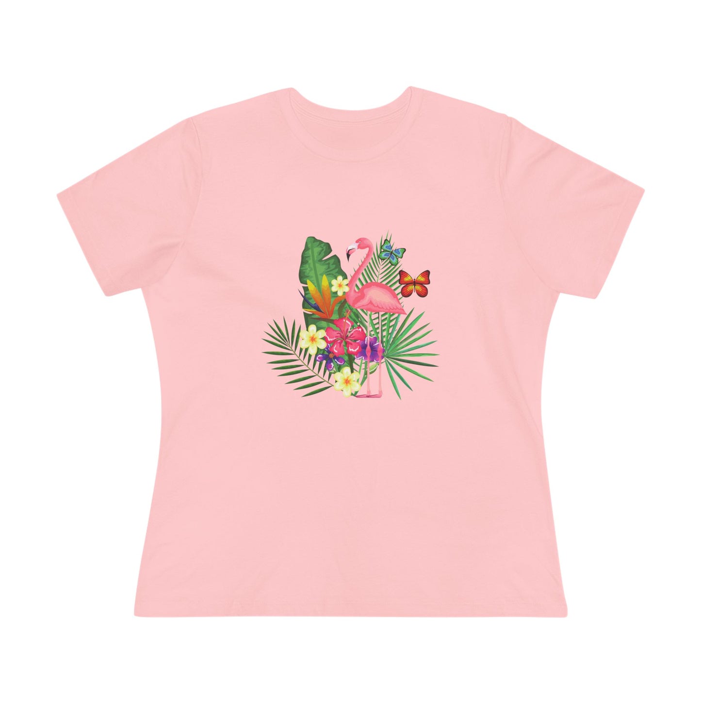 Tropical Flamingo Cotton Tee