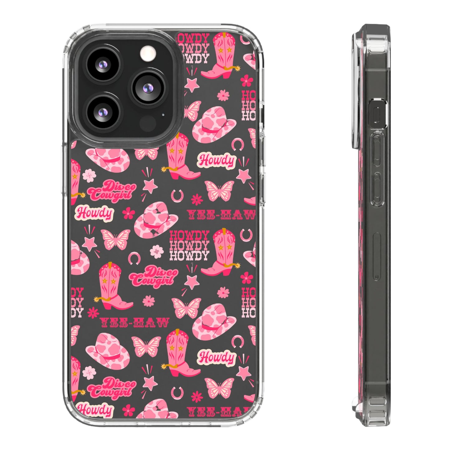 Cute Cowgirl - Clear Phone Case