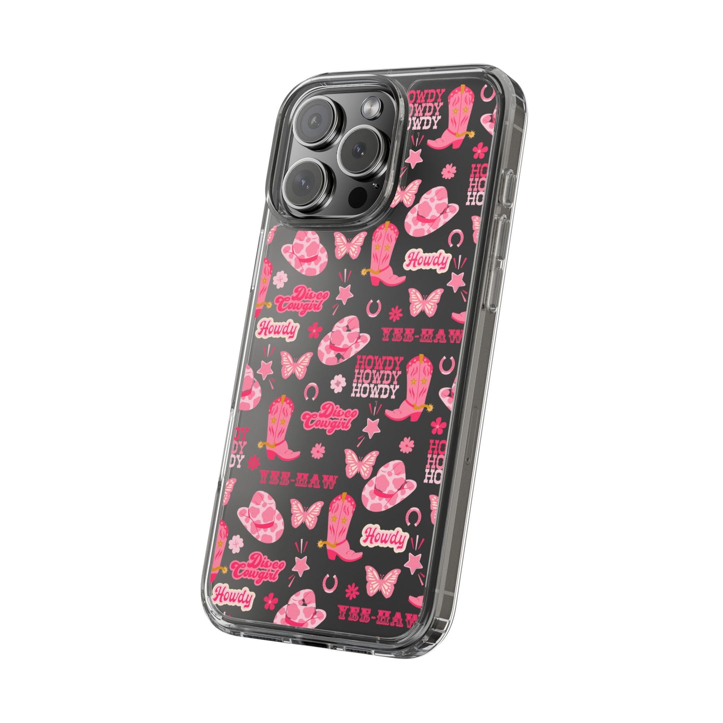 Cute Cowgirl - Clear Phone Case