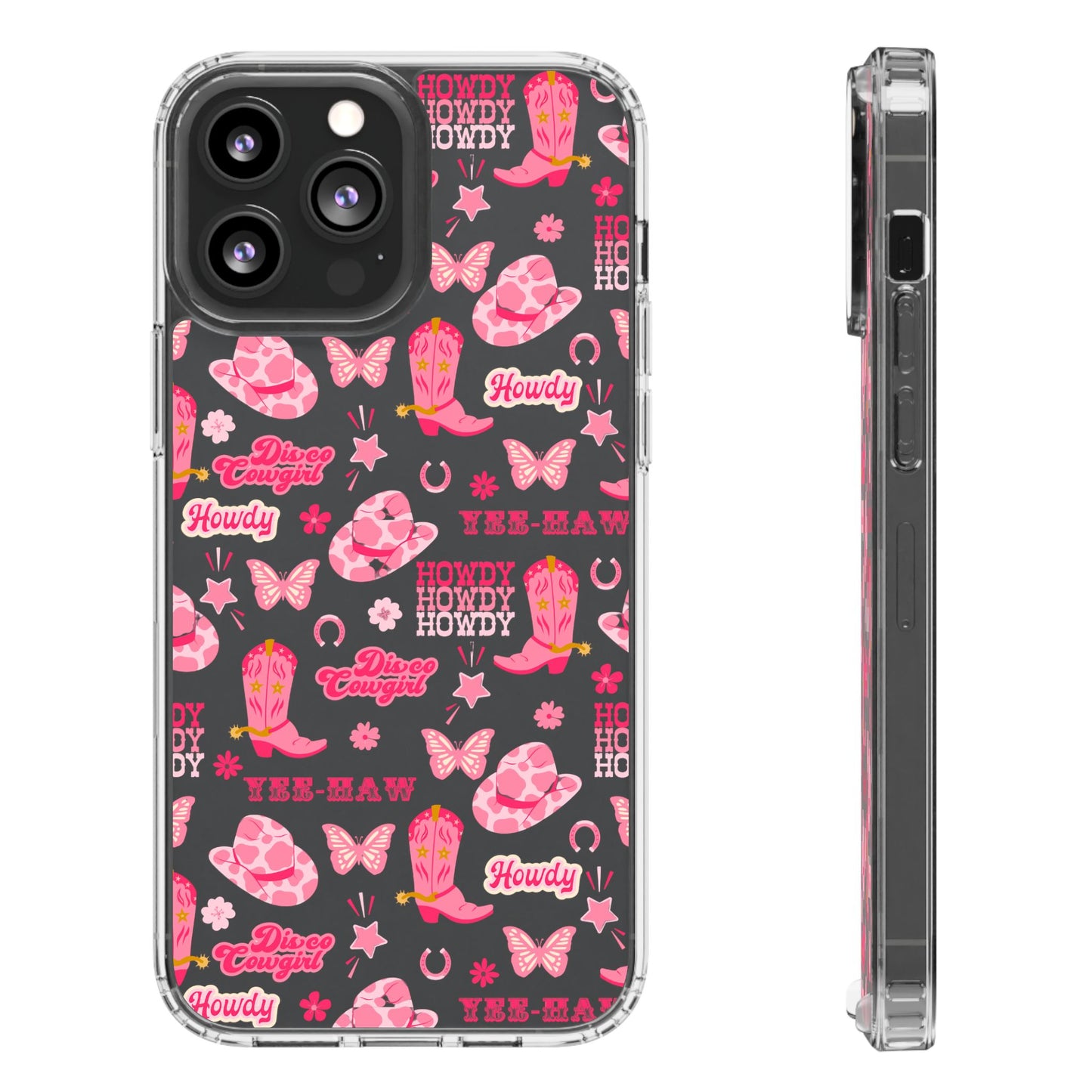 Cute Cowgirl - Clear Phone Case
