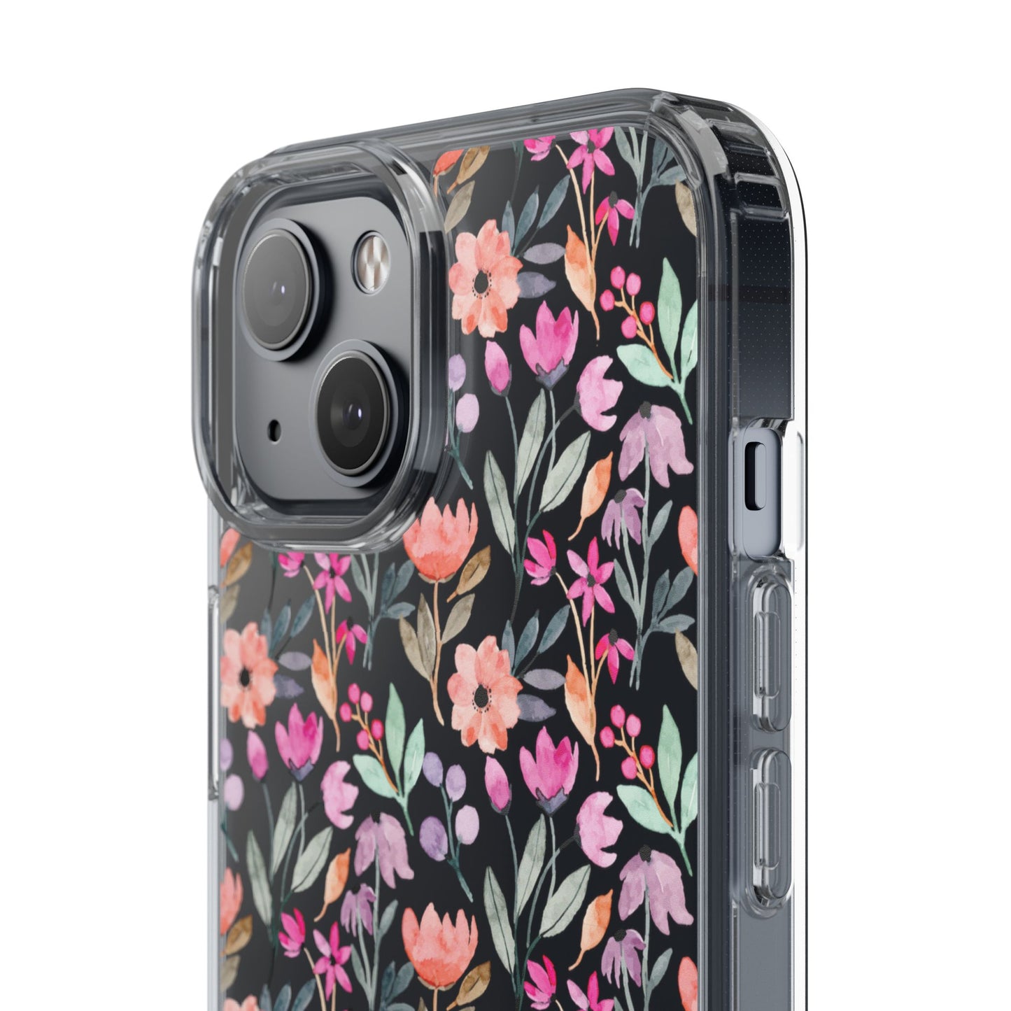 Floral - Clear Phone Case
