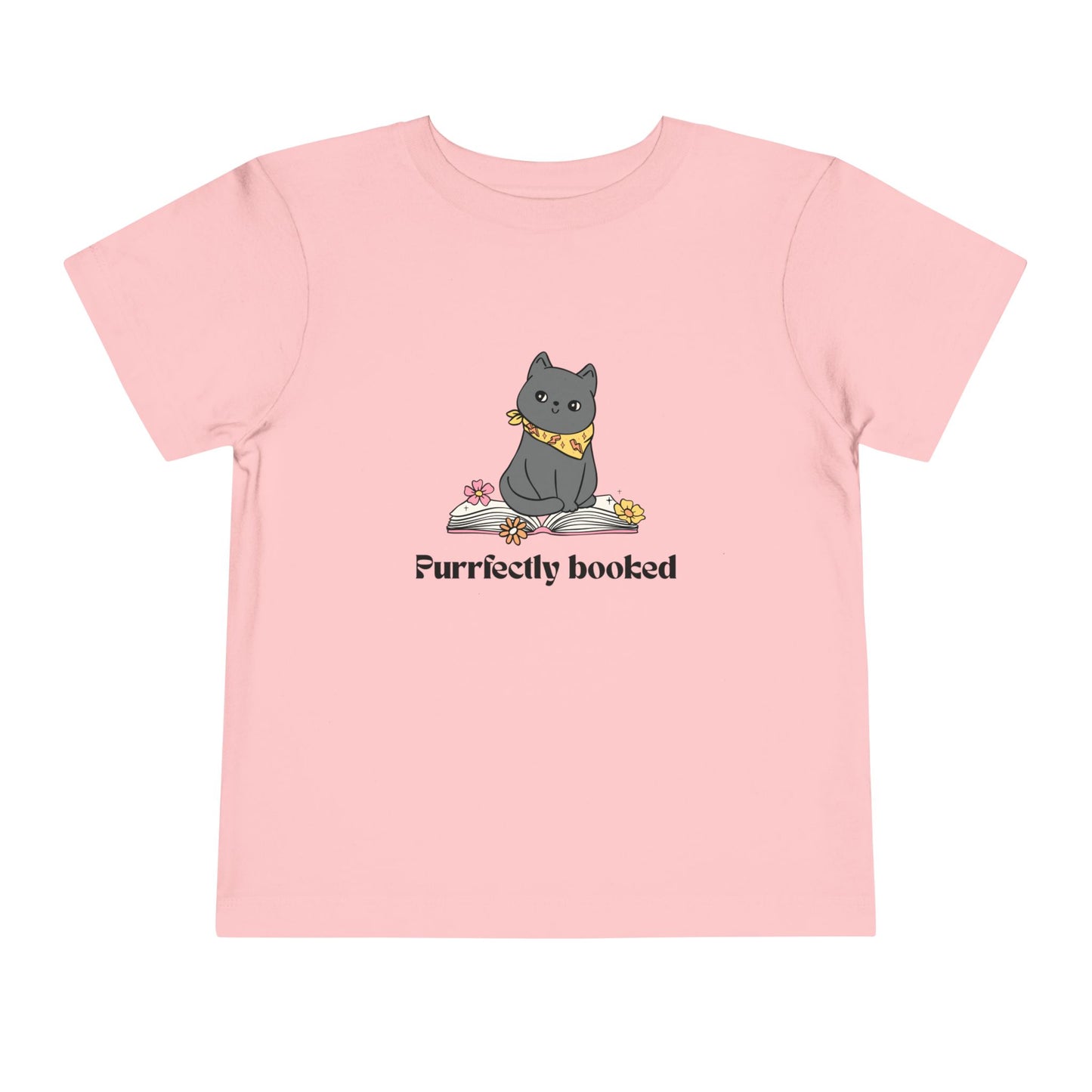 Purrfectly Booked Toddler Short Sleeve Tee