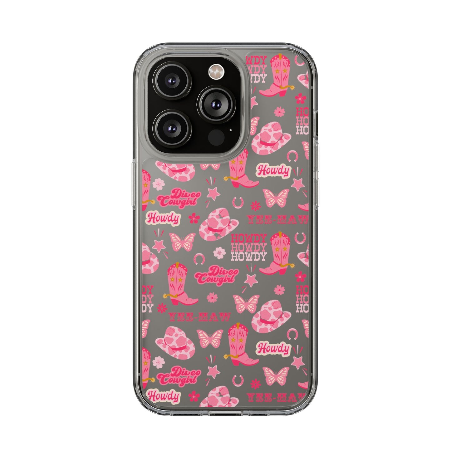Cute Cowgirl - Clear Phone Case