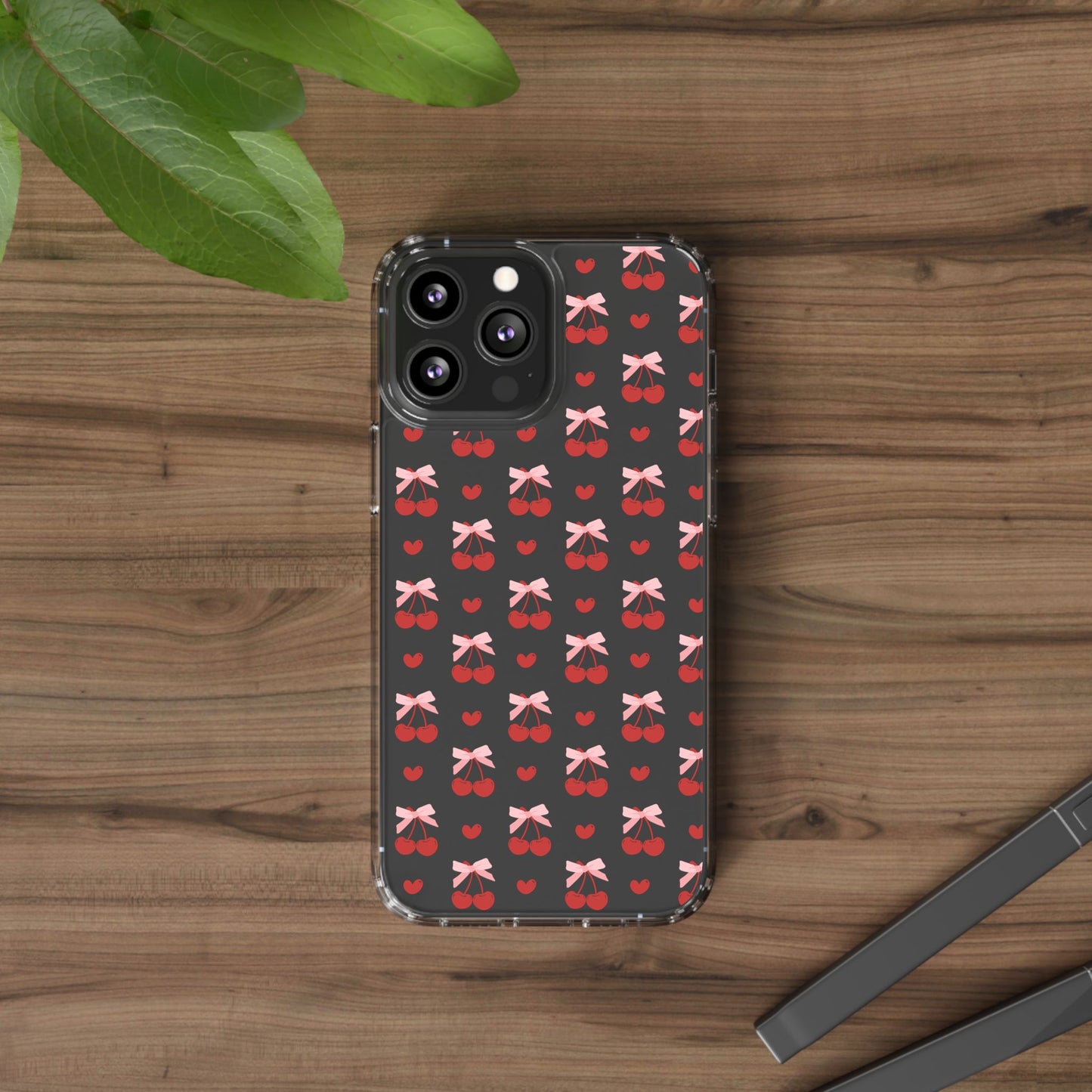 Cute Cherry - Clear Phone Case