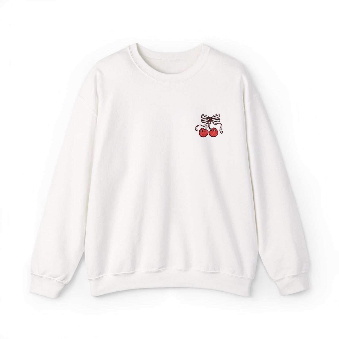 Cherry Embroidered - Sweatshirt