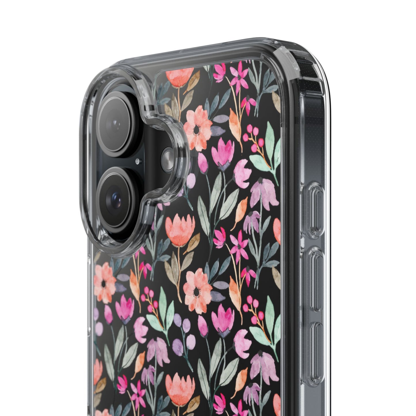 Floral - Clear Phone Case