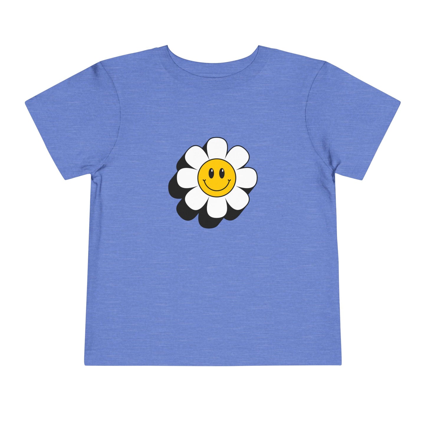 Smiley Daisy Toddler Short Sleeve Tee