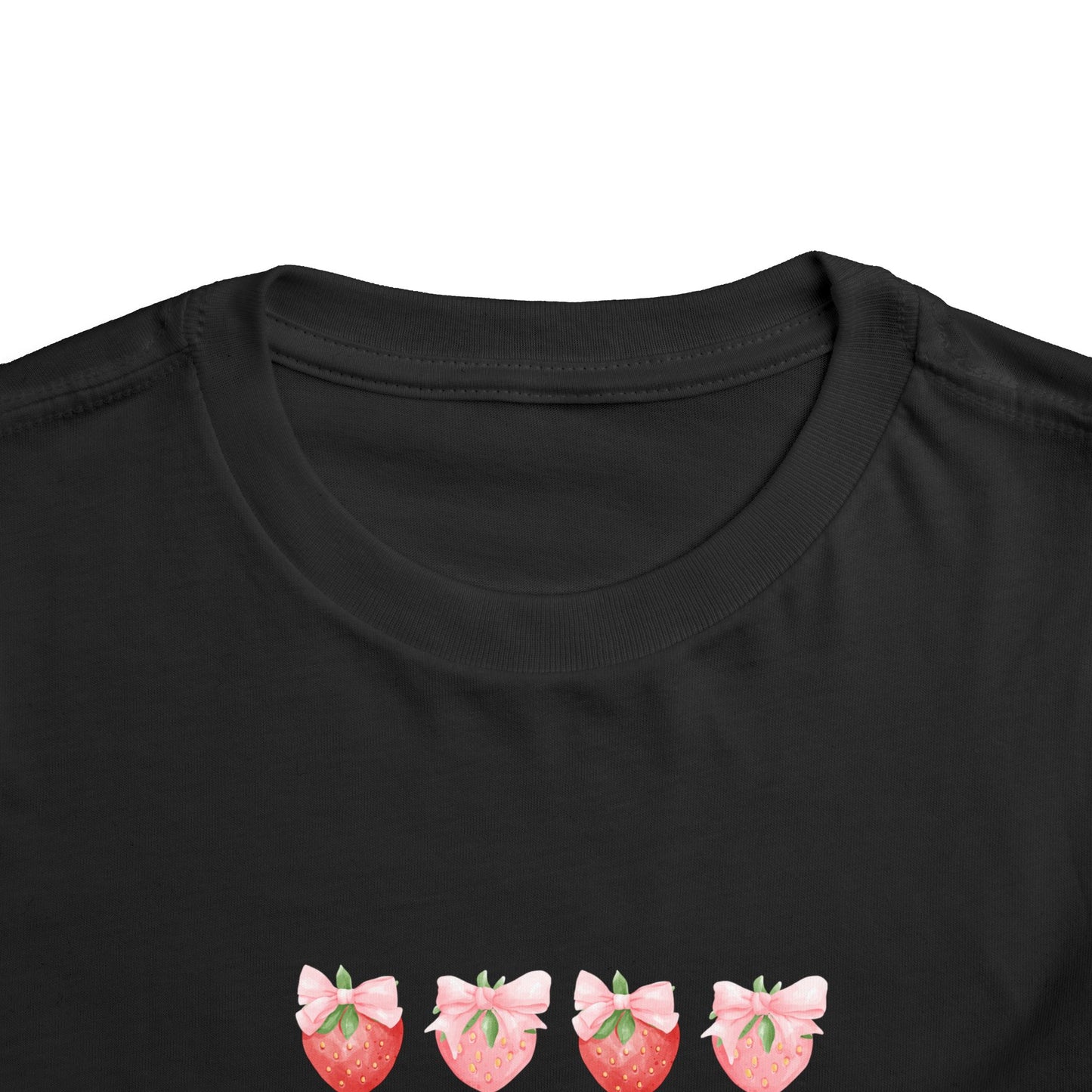 Cute Strawberry Toddler Short Sleeve Tee