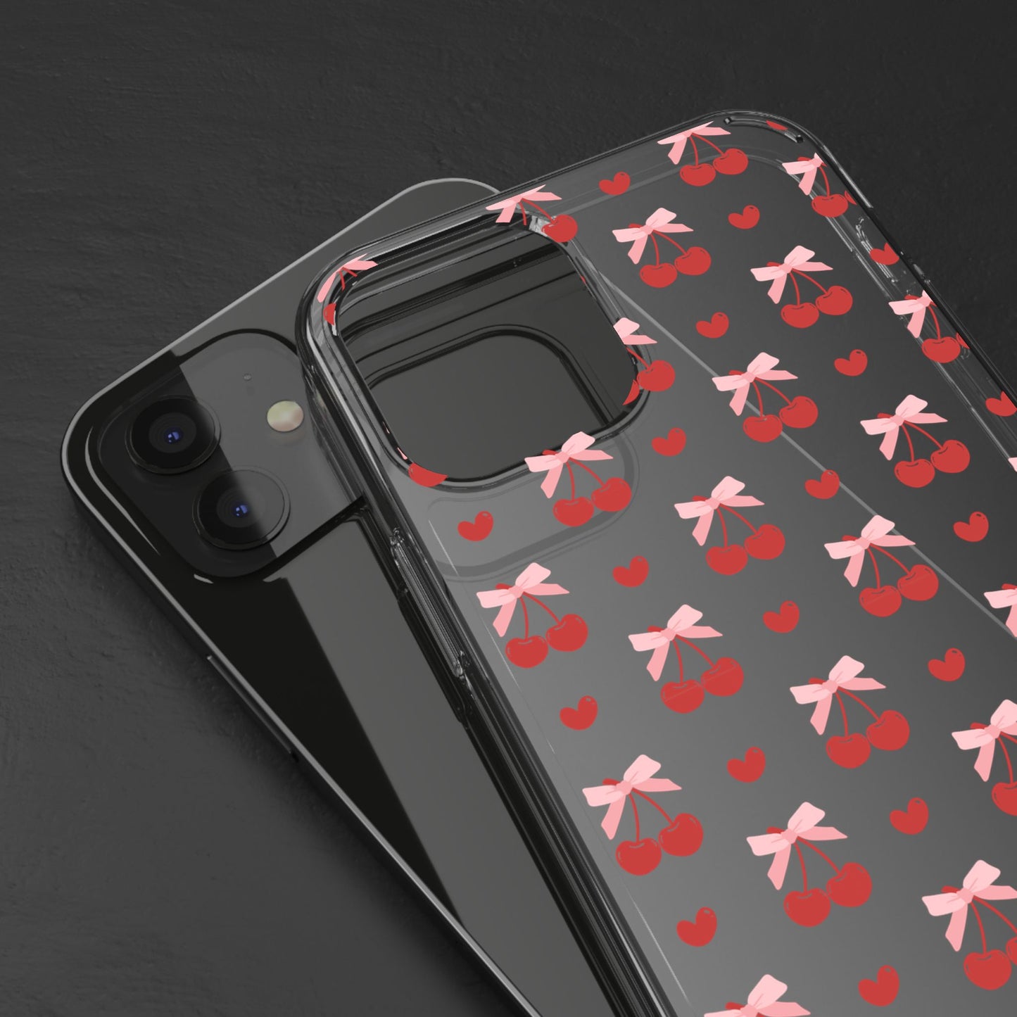 Cute Cherry - Clear Phone Case