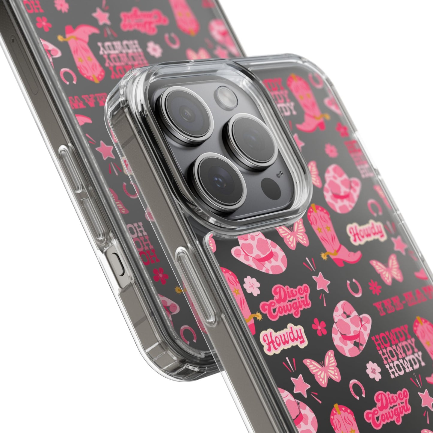 Cute Cowgirl - Clear Phone Case