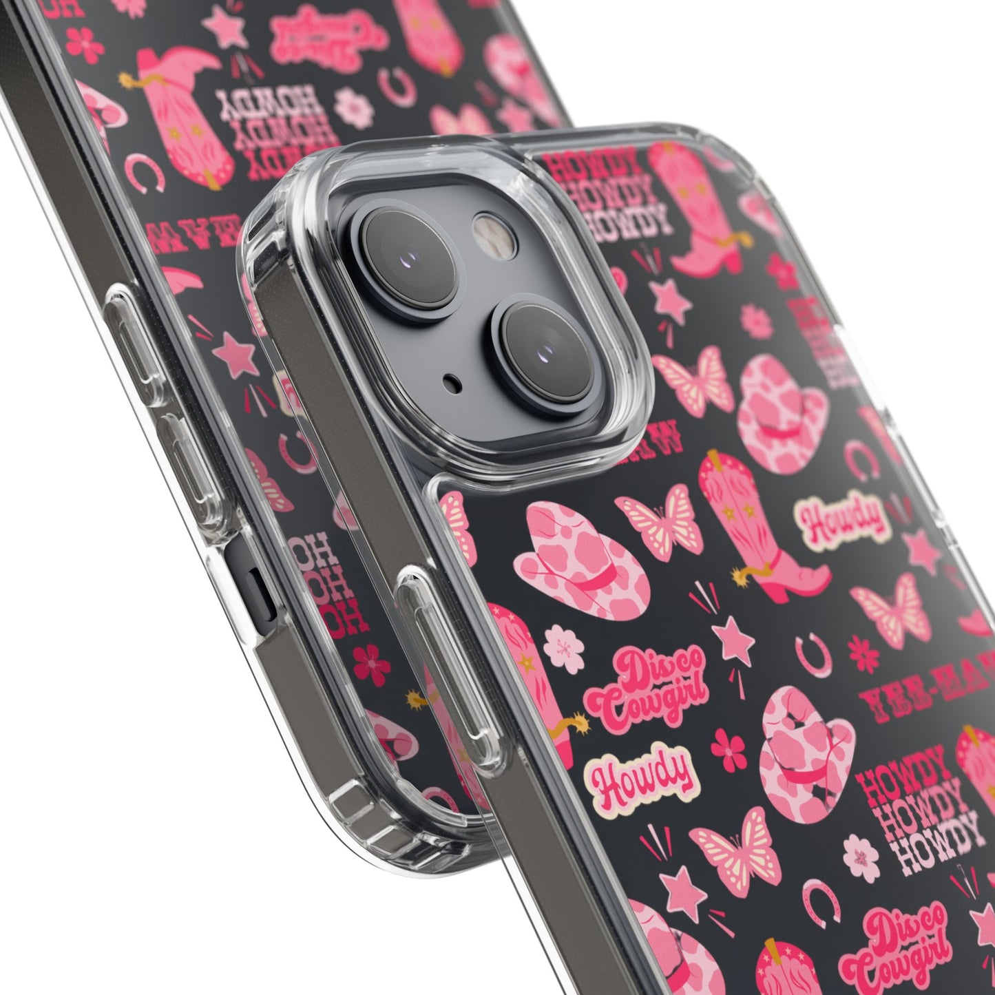 Cute Cowgirl - Clear Phone Case