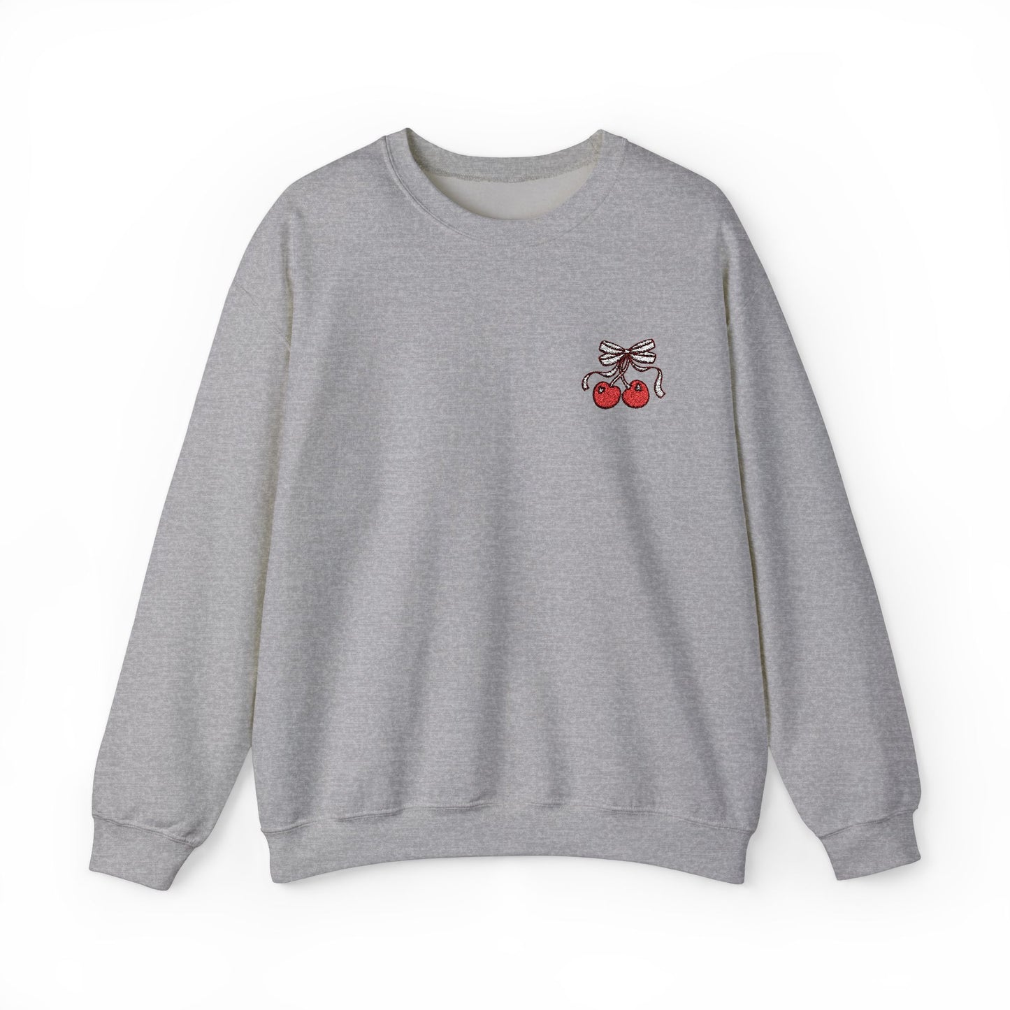 Cherry Embroidered - Sweatshirt