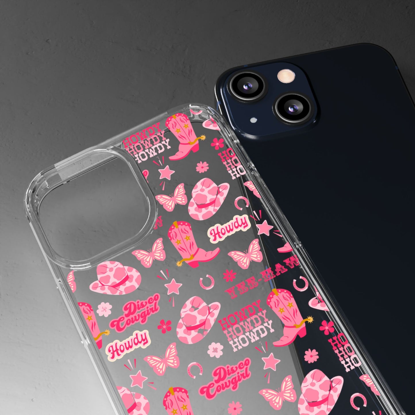 Cute Cowgirl - Clear Phone Case