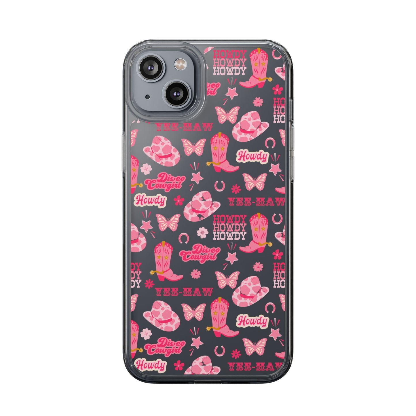 Cute Cowgirl - Clear Phone Case
